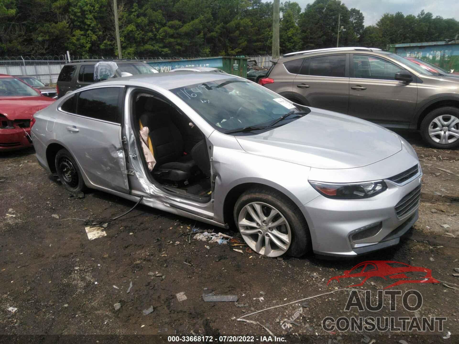 CHEVROLET MALIBU 2016 - 1G1ZE5ST6GF321649