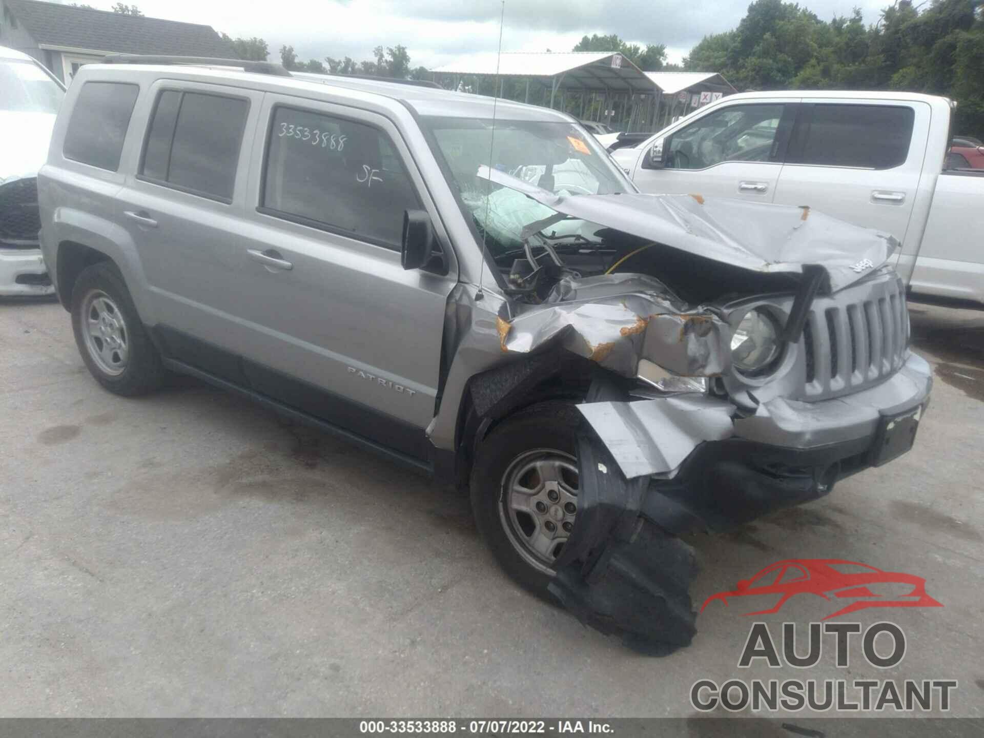 JEEP PATRIOT 2016 - 1C4NJPBA8GD670268