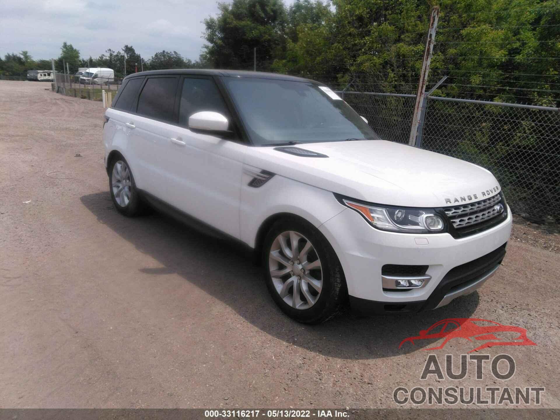 LAND ROVER RANGE ROVER SPORT 2016 - SALWR2VF4GA632327
