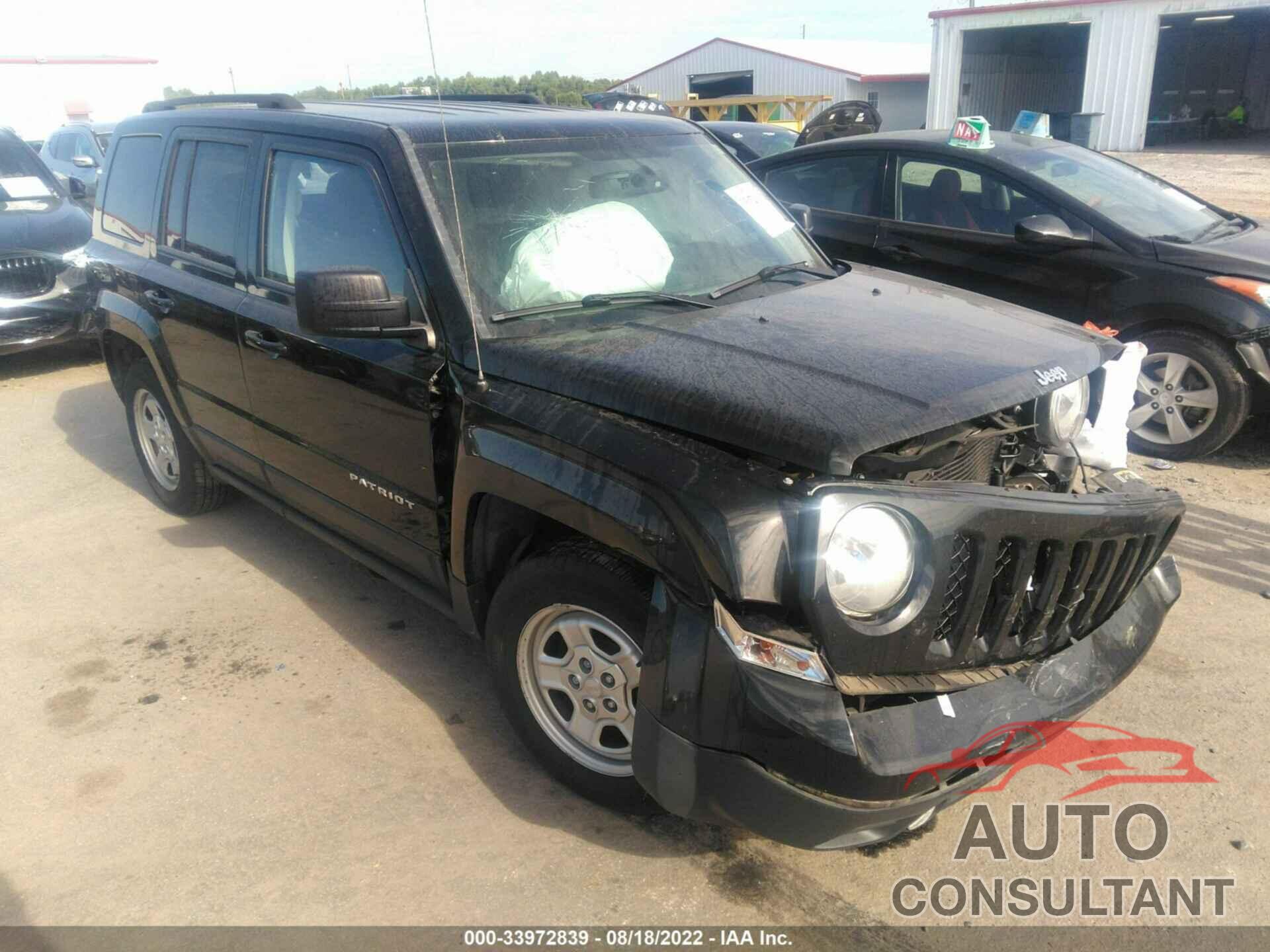 JEEP PATRIOT 2016 - 1C4NJPBBXGD656302