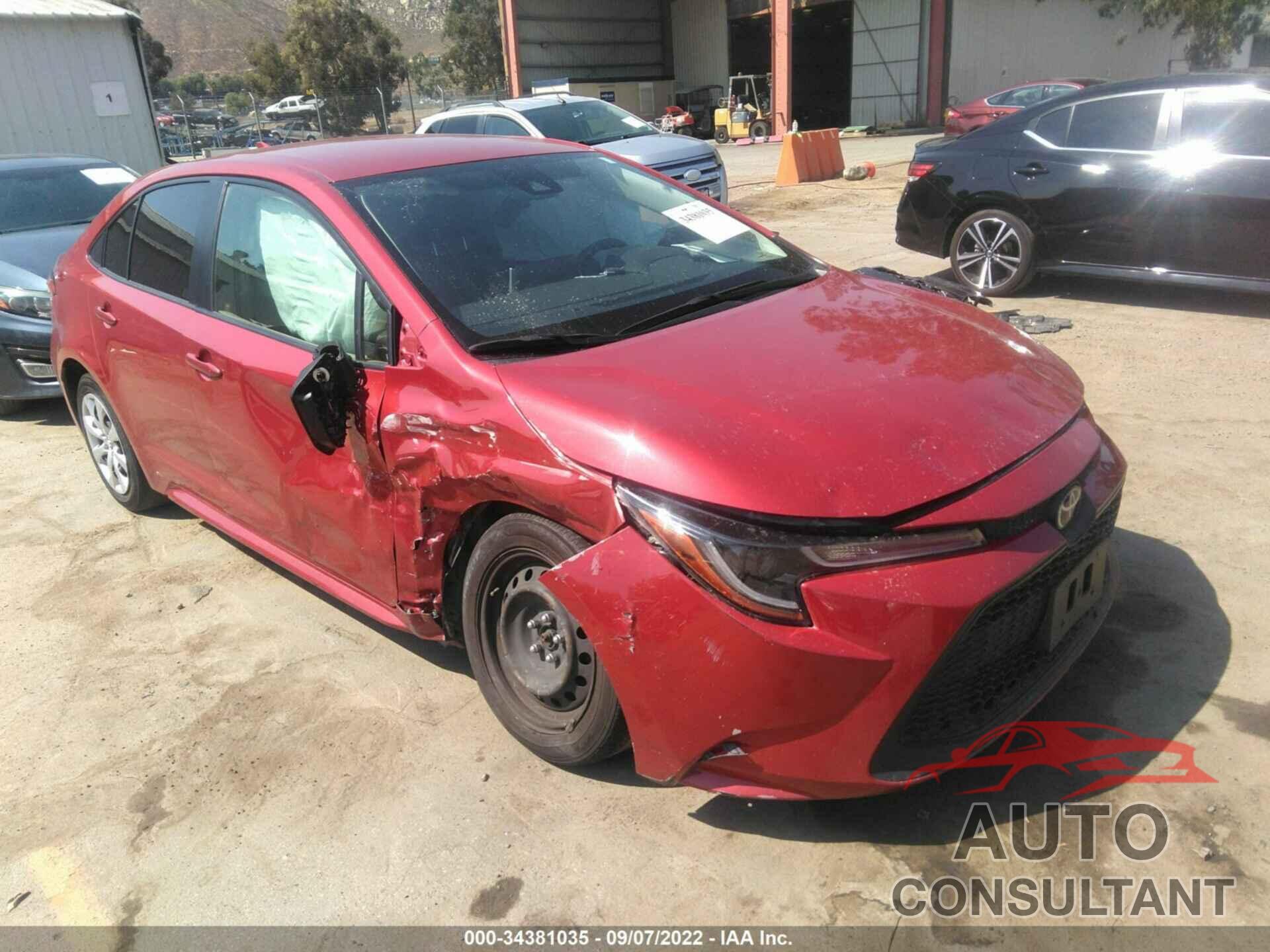 TOYOTA COROLLA 2020 - JTDEPRAE7LJ001404
