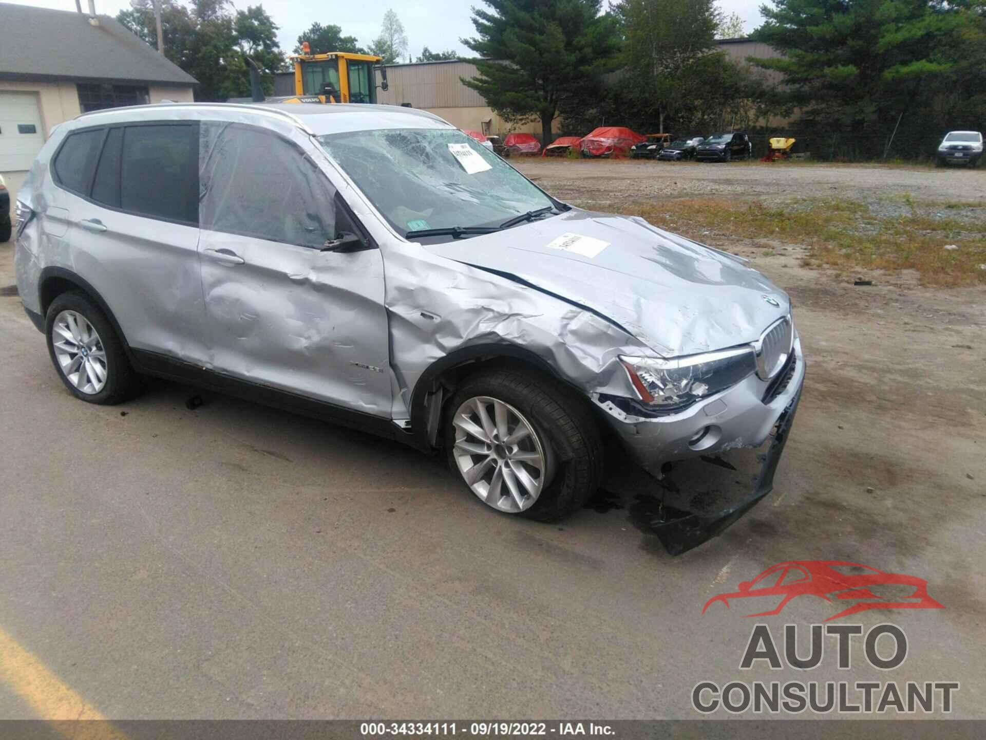 BMW X3 2016 - 5UXWX9C50G0D73228