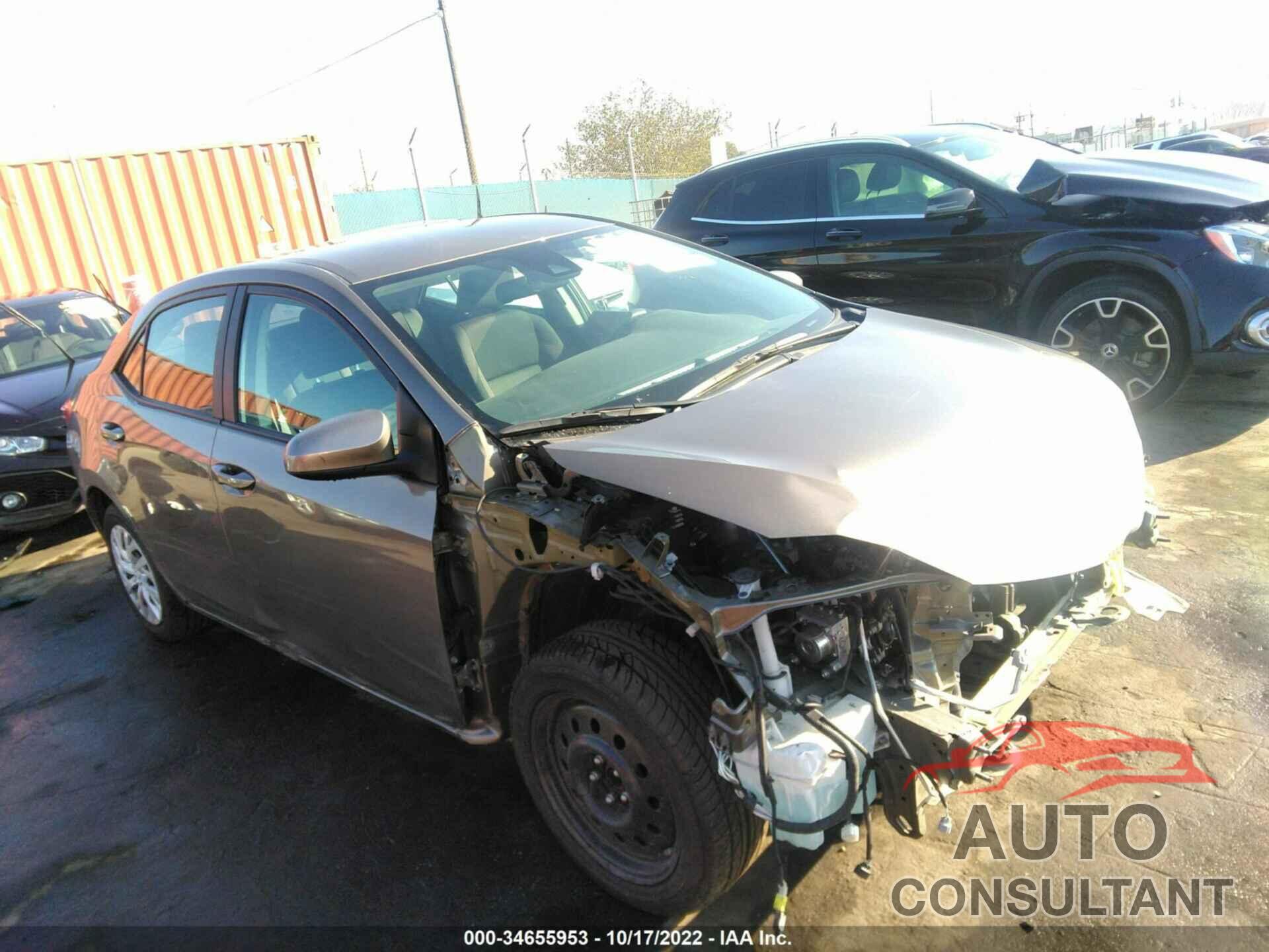 TOYOTA COROLLA 2019 - 5YFBURHEXKP891165