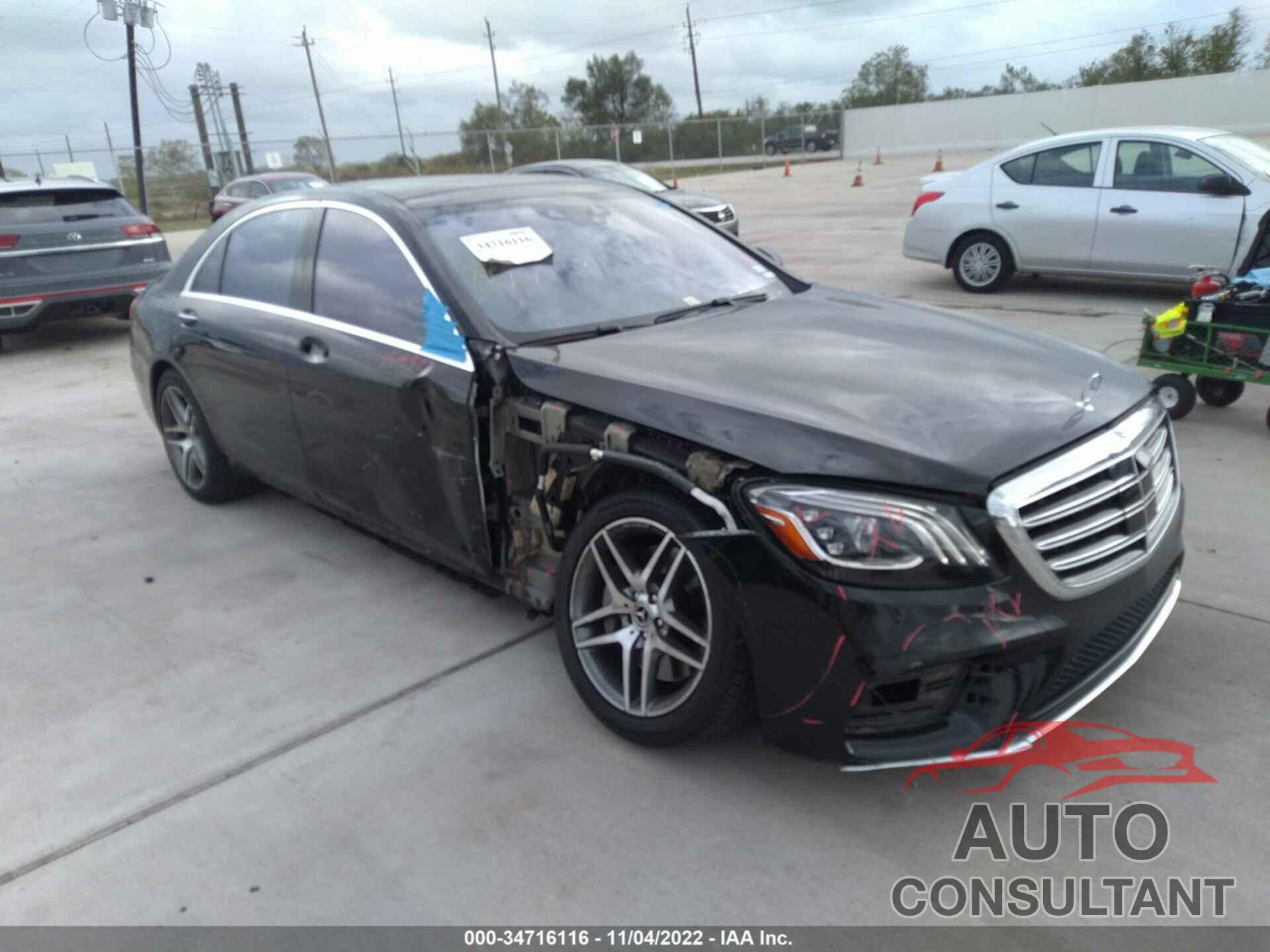 MERCEDES-BENZ S-CLASS 2019 - WDDUG6GB2KA422622