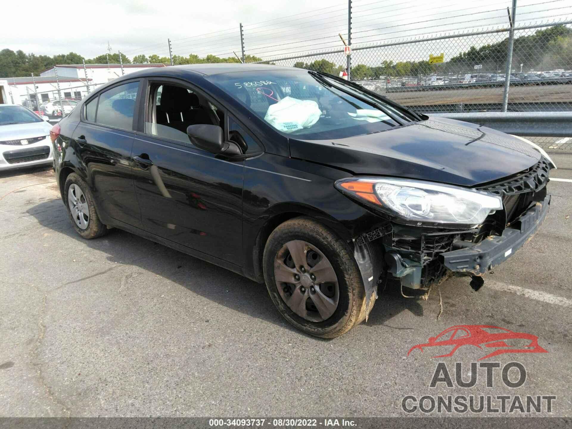 KIA FORTE 2016 - KNAFK4A65G5588082