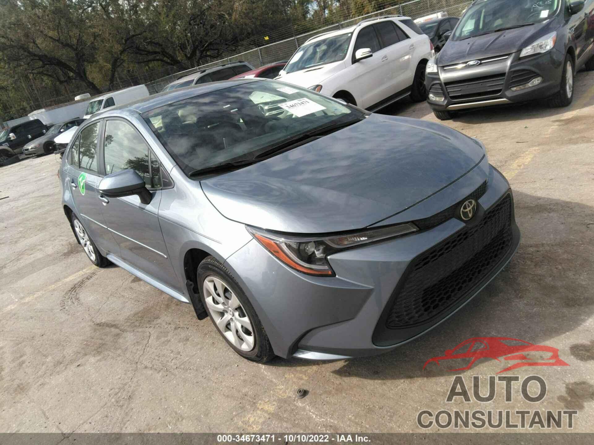 TOYOTA COROLLA 2020 - JTDEPRAE1LJ049996