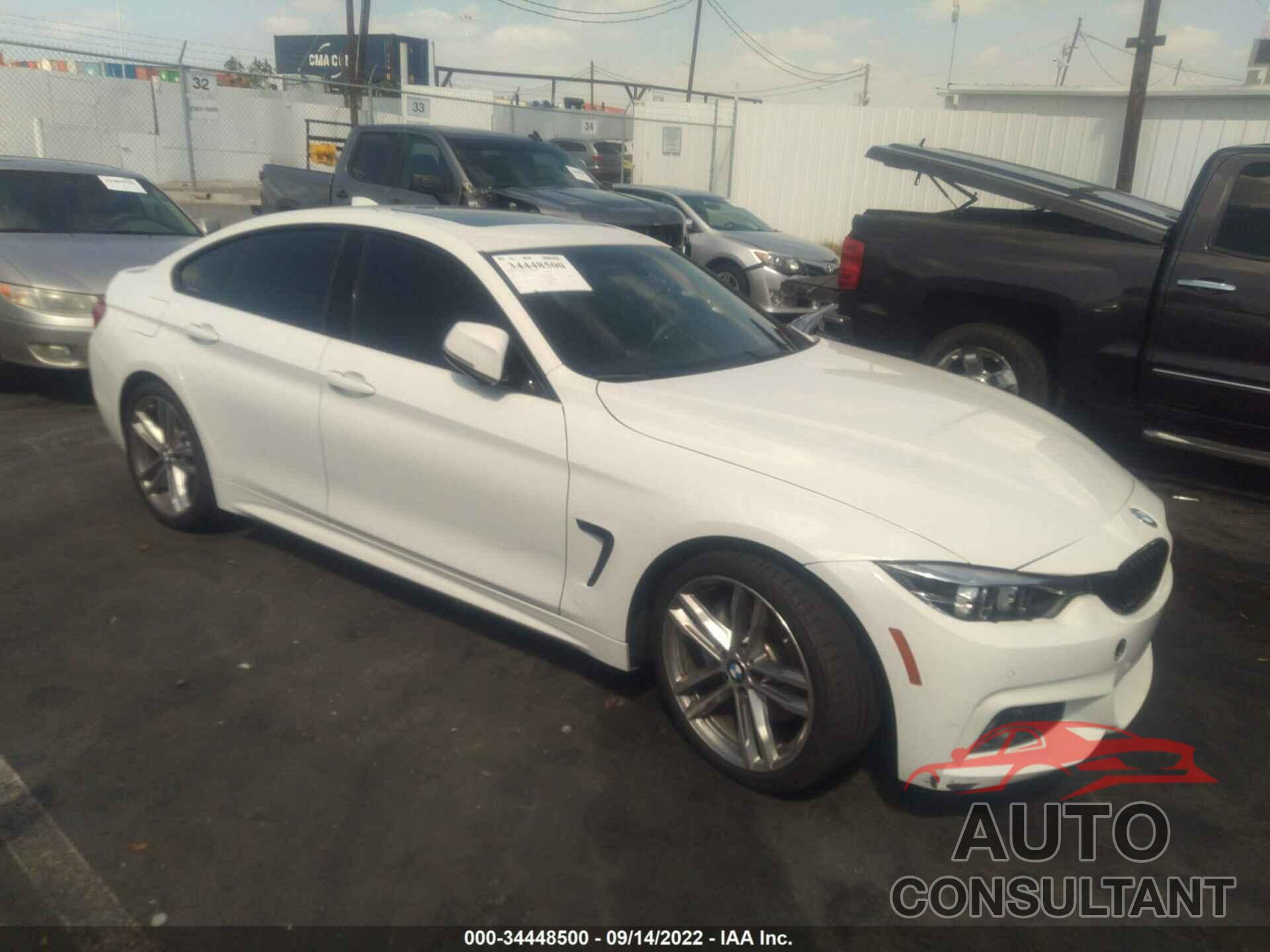 BMW 4 SERIES 2018 - WBA4J1C57JBG76009