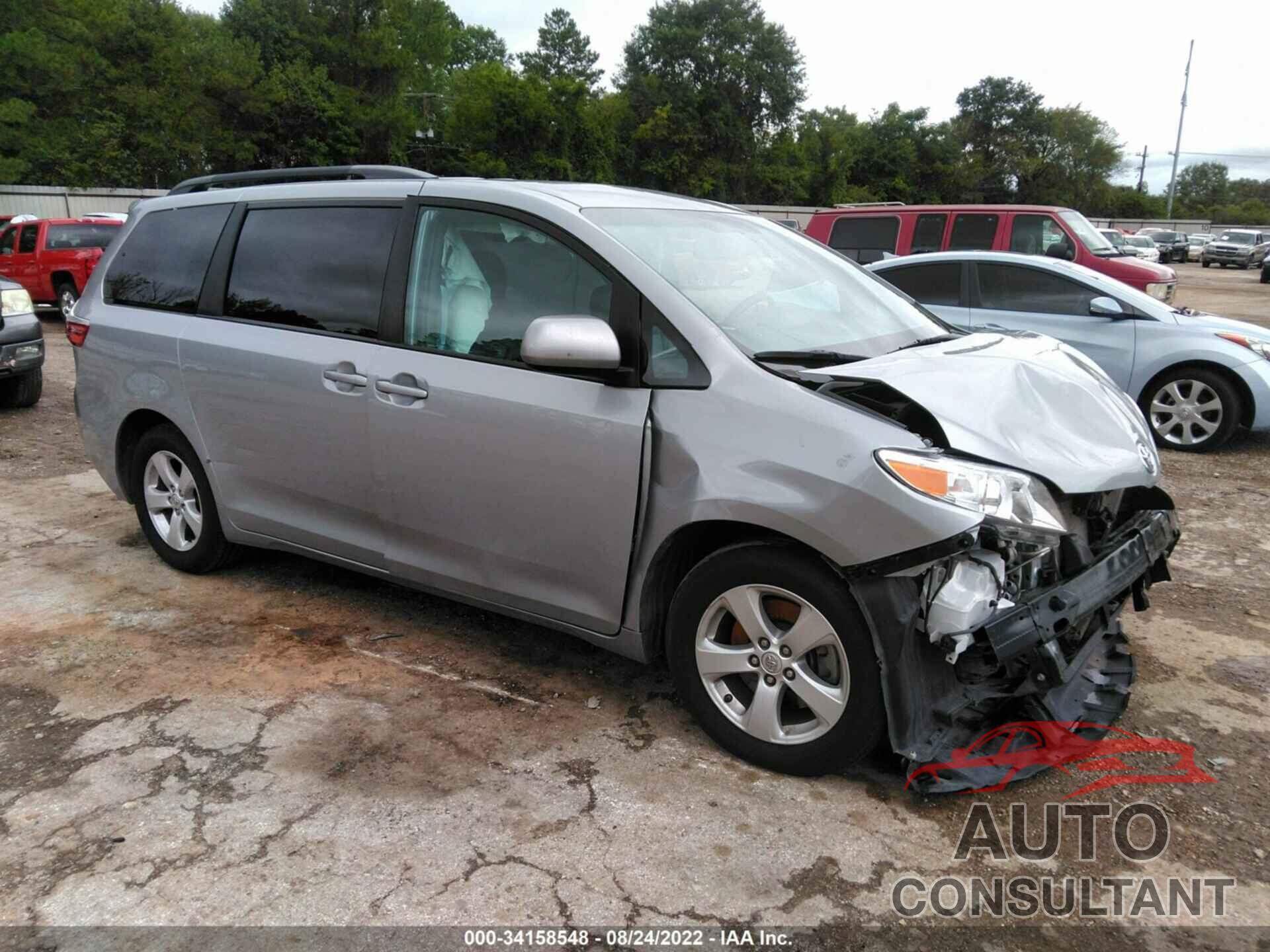 TOYOTA SIENNA 2016 - 5TDKK3DC1GS695542