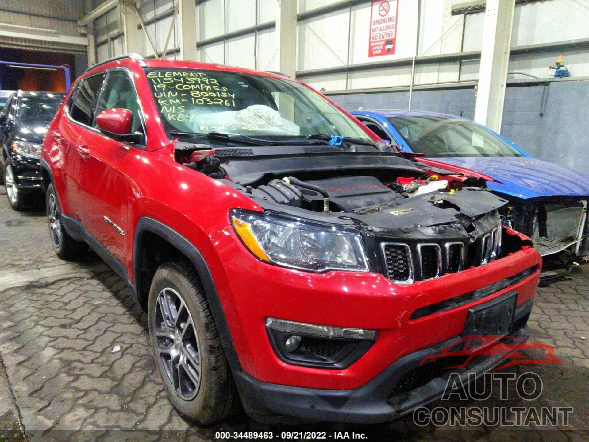 JEEP COMPASS 2019 - 004NJDBB6KT800154