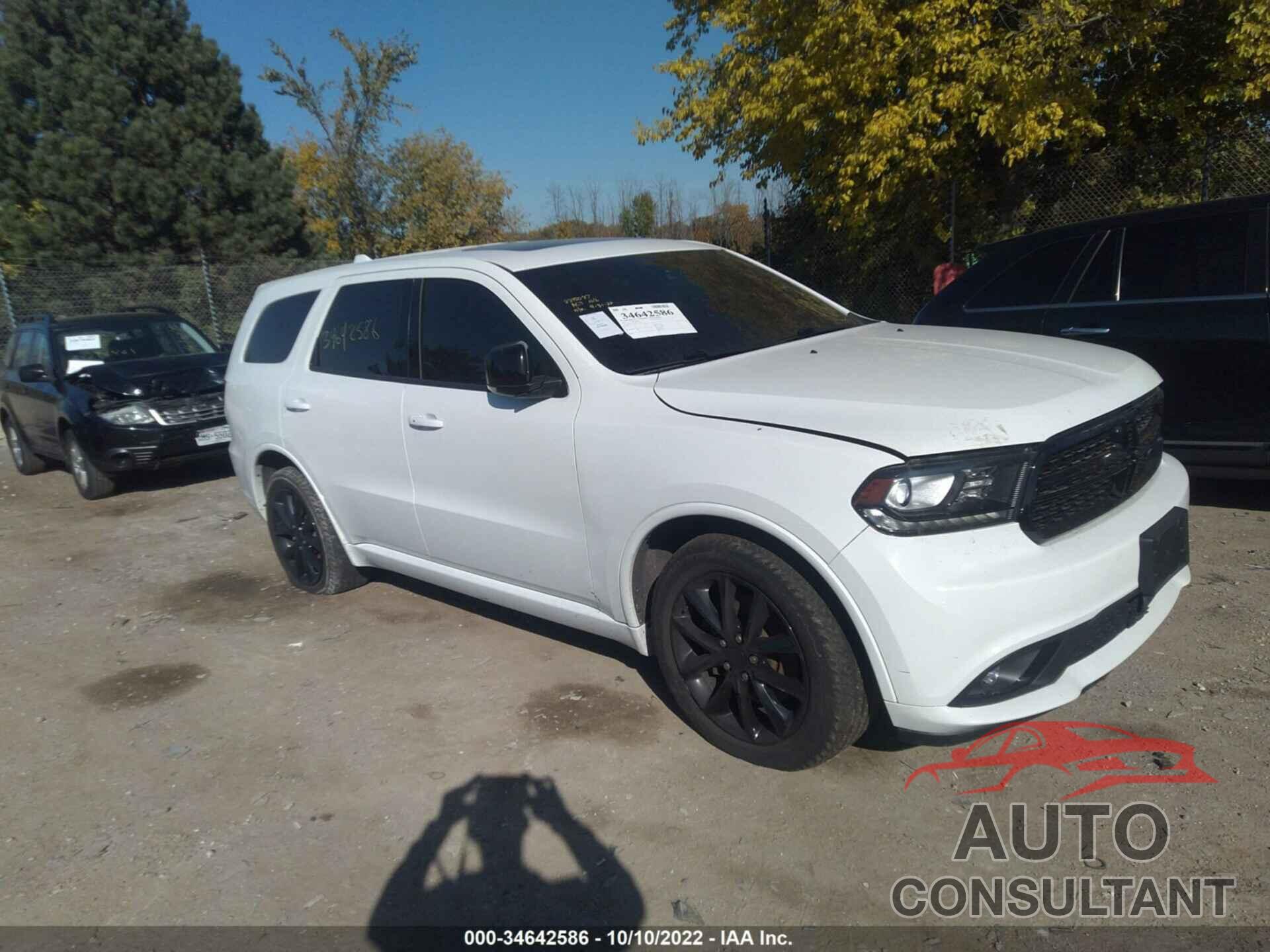 DODGE DURANGO 2017 - 1C4SDJCT9HC733201