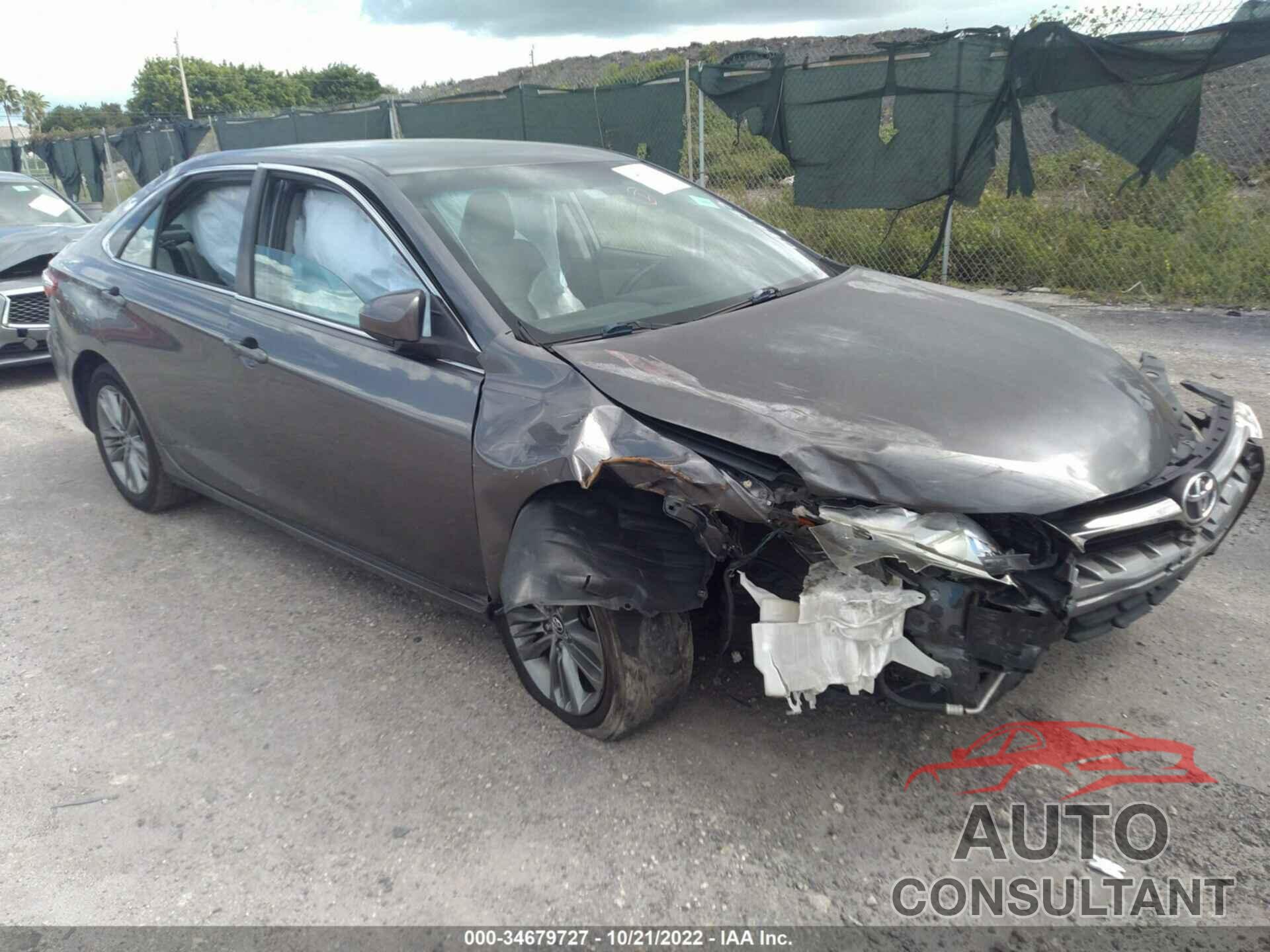 TOYOTA CAMRY 2015 - 4T1BF1FK9FU086752