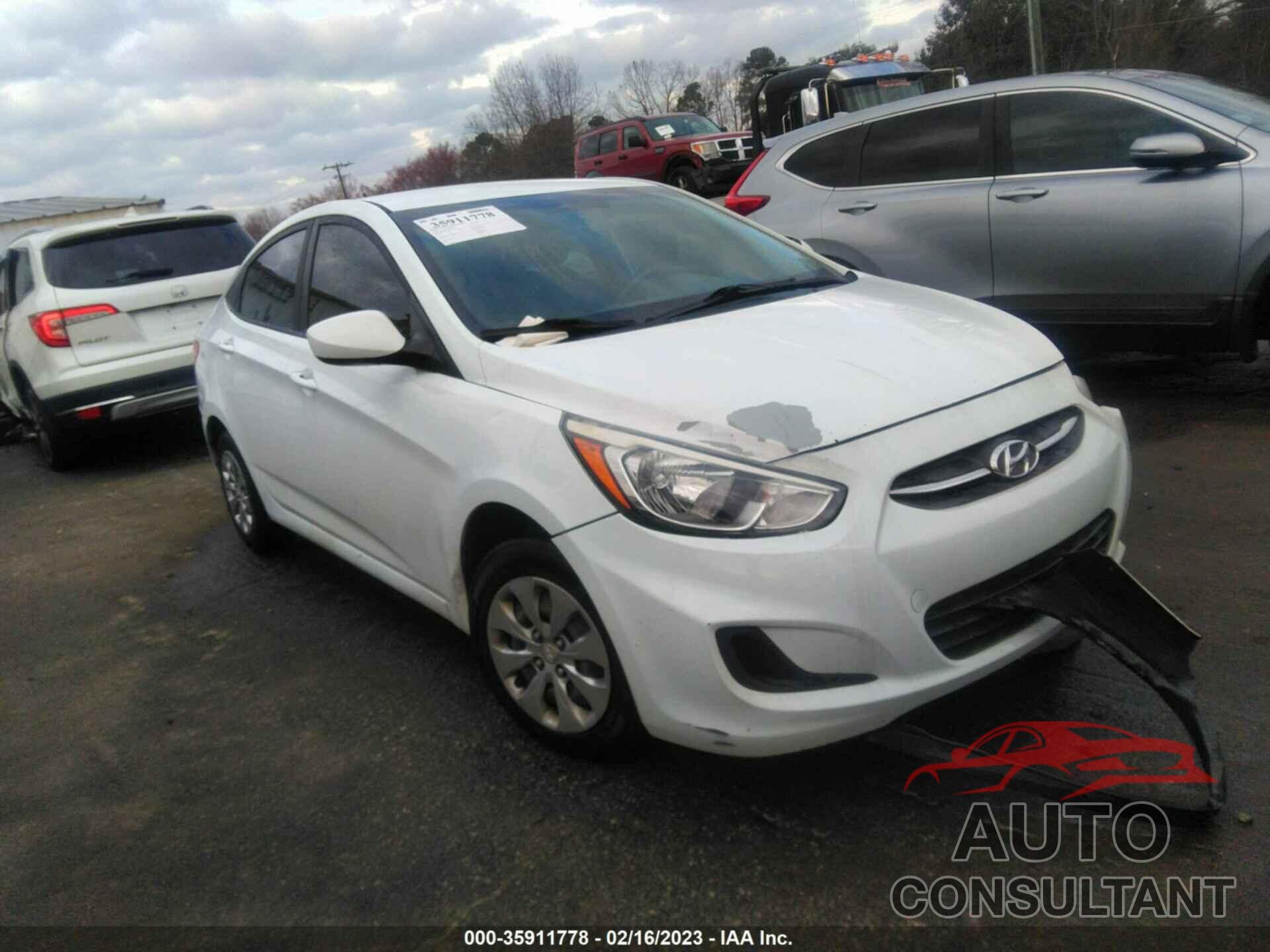 HYUNDAI ACCENT 2016 - KMHCT4AE4GU073134