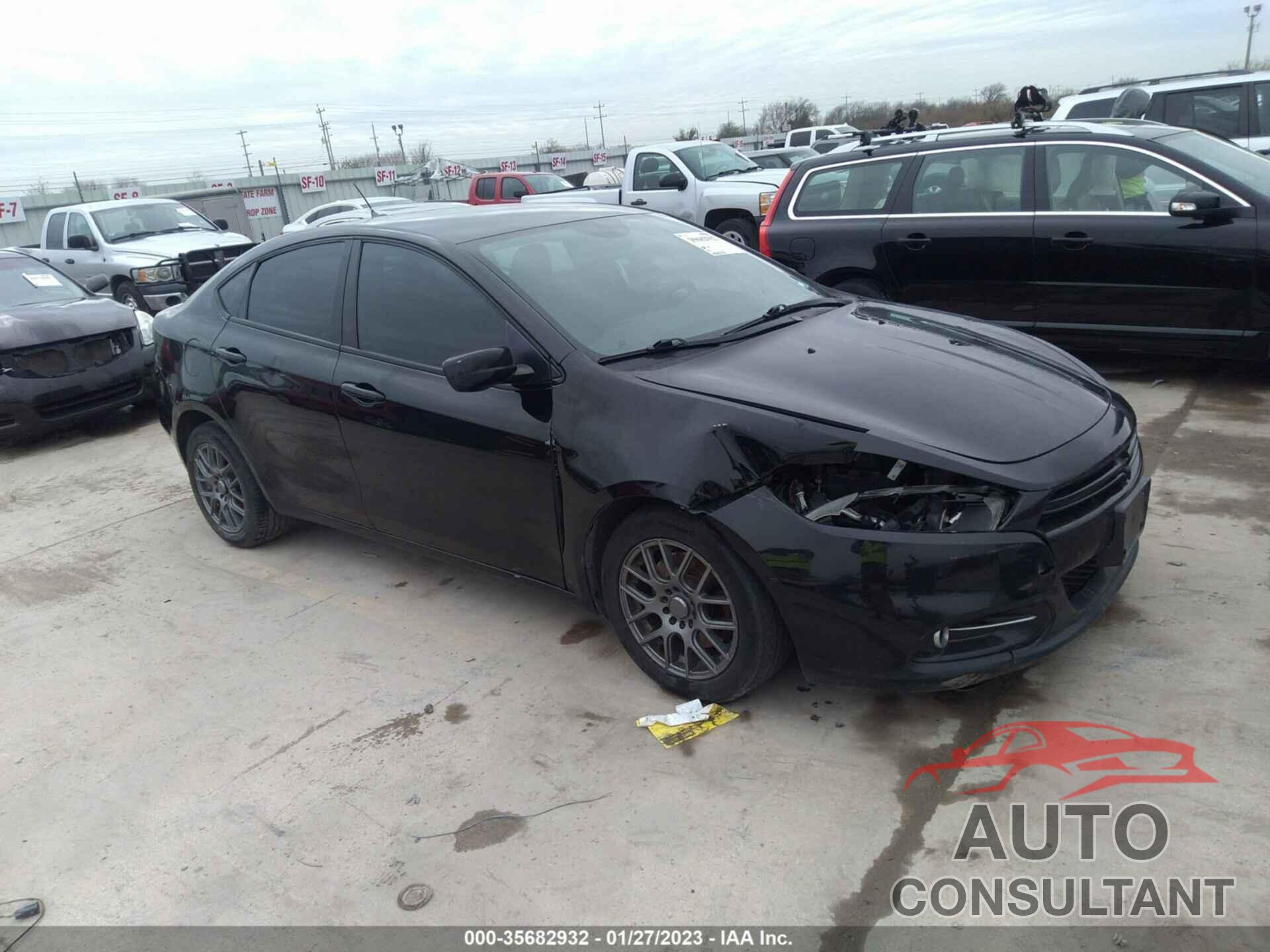 DODGE DART 2015 - 1C3CDFBB4FD126628