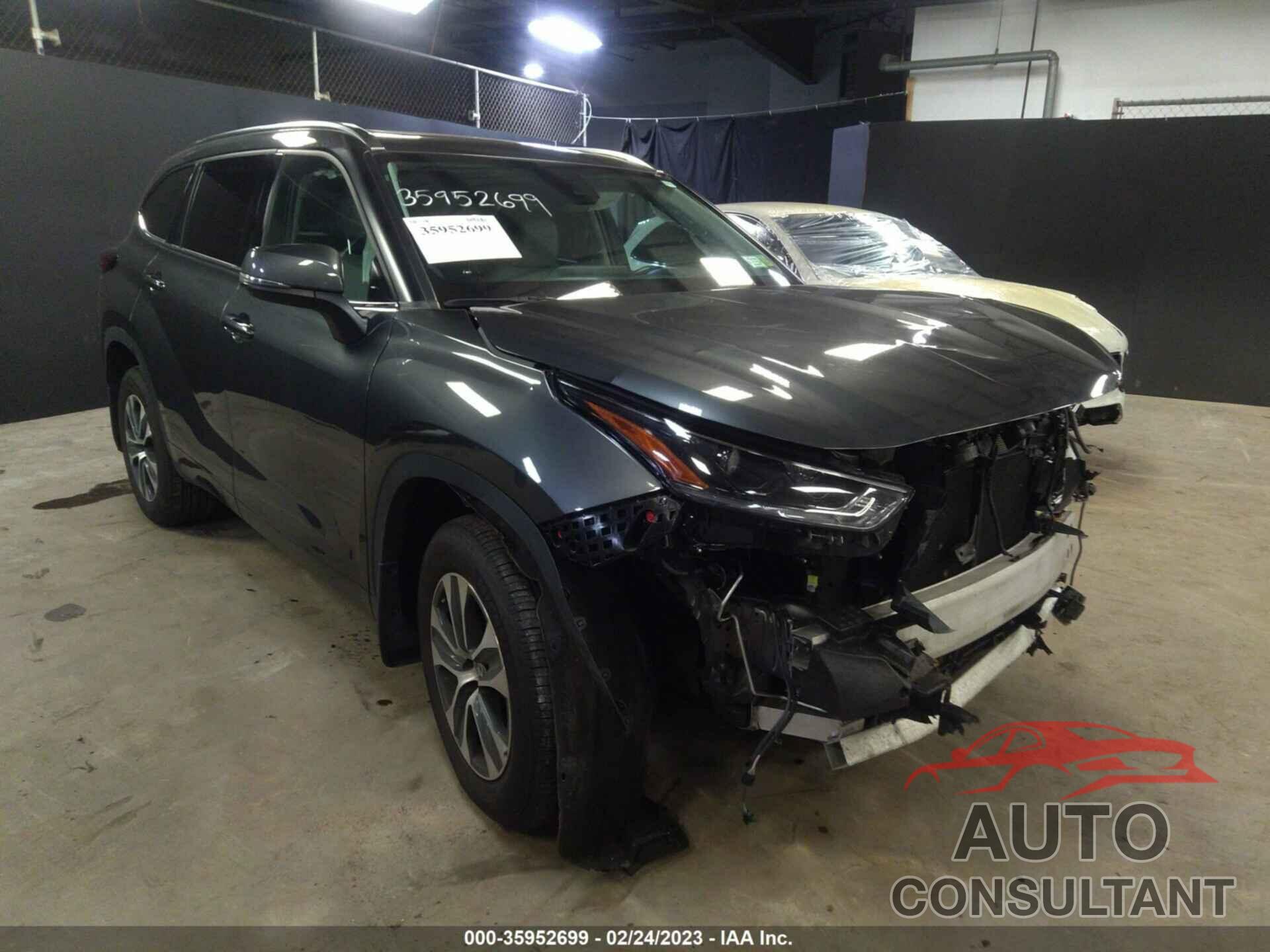 TOYOTA HIGHLANDER 2021 - 5TDGZRBH6MS057267
