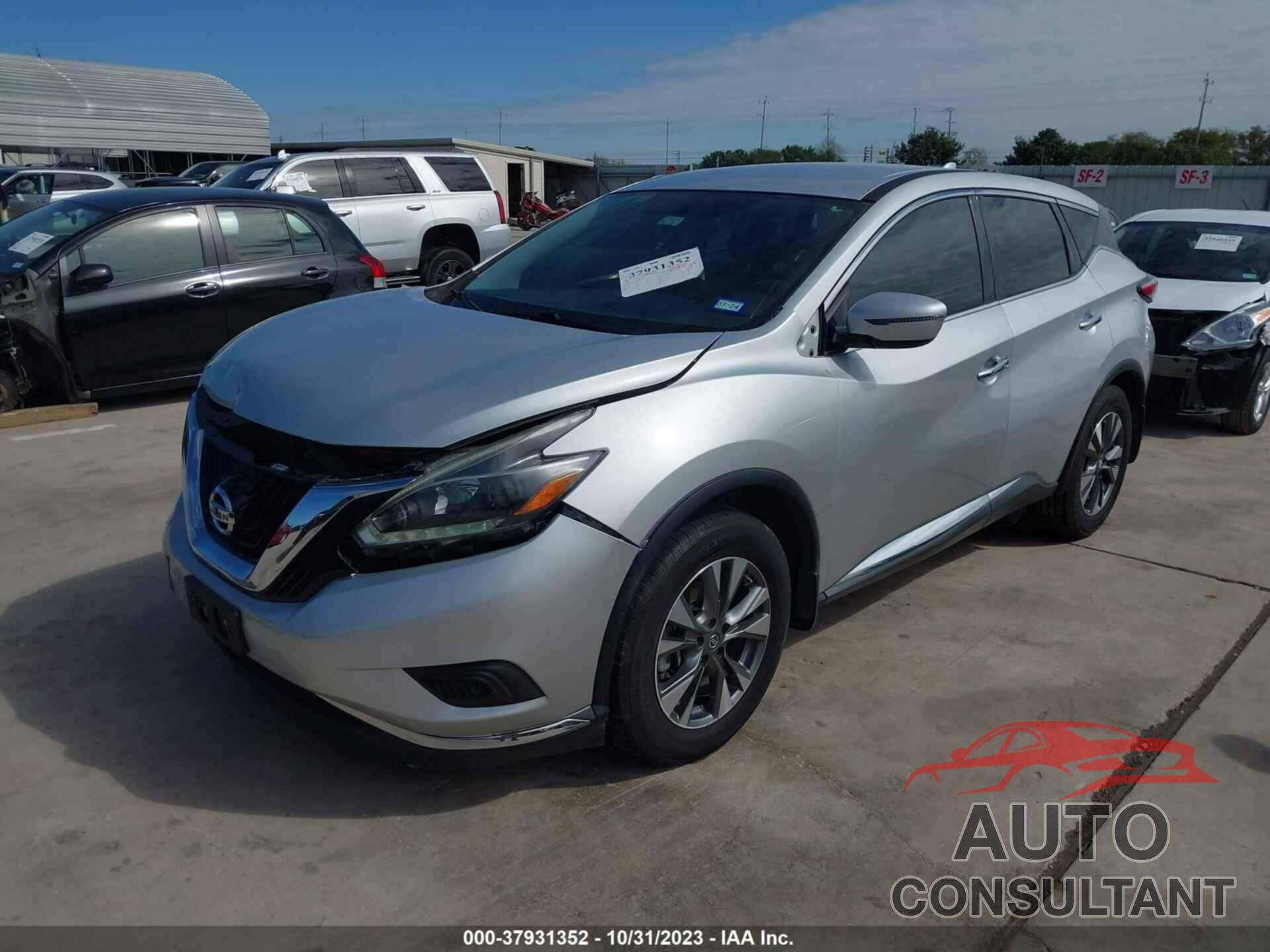 NISSAN MURANO 2018 - 5N1AZ2MG6JN187175