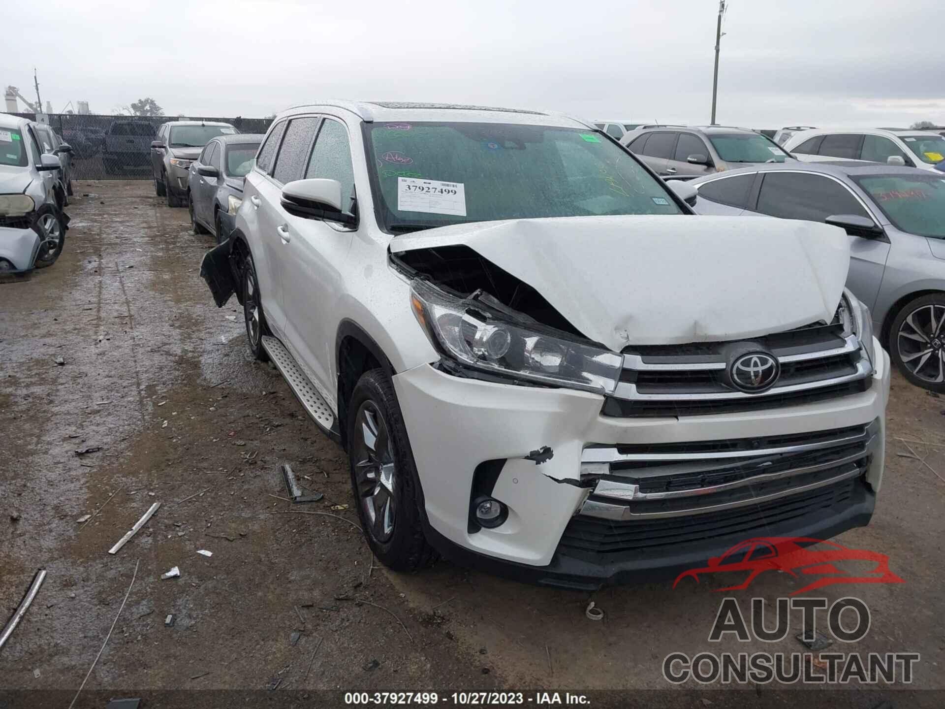 TOYOTA HIGHLANDER 2019 - 5TDYZRFHXKS312840