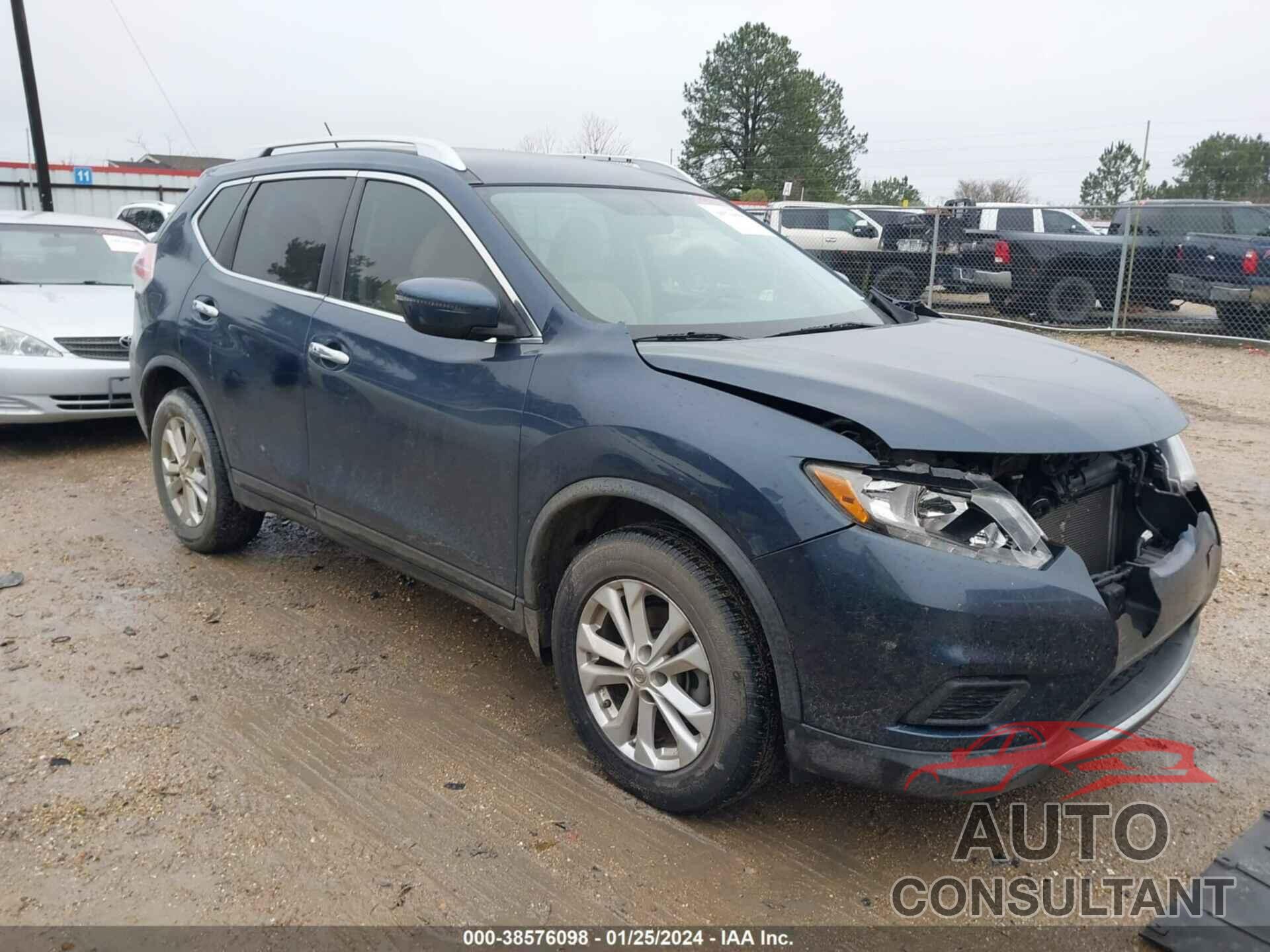 NISSAN ROGUE 2016 - KNMAT2MT0GP620487