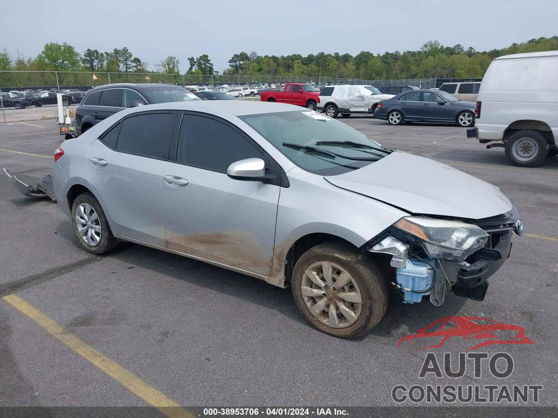 TOYOTA COROLLA 2016 - 5YFBURHE2GP438357