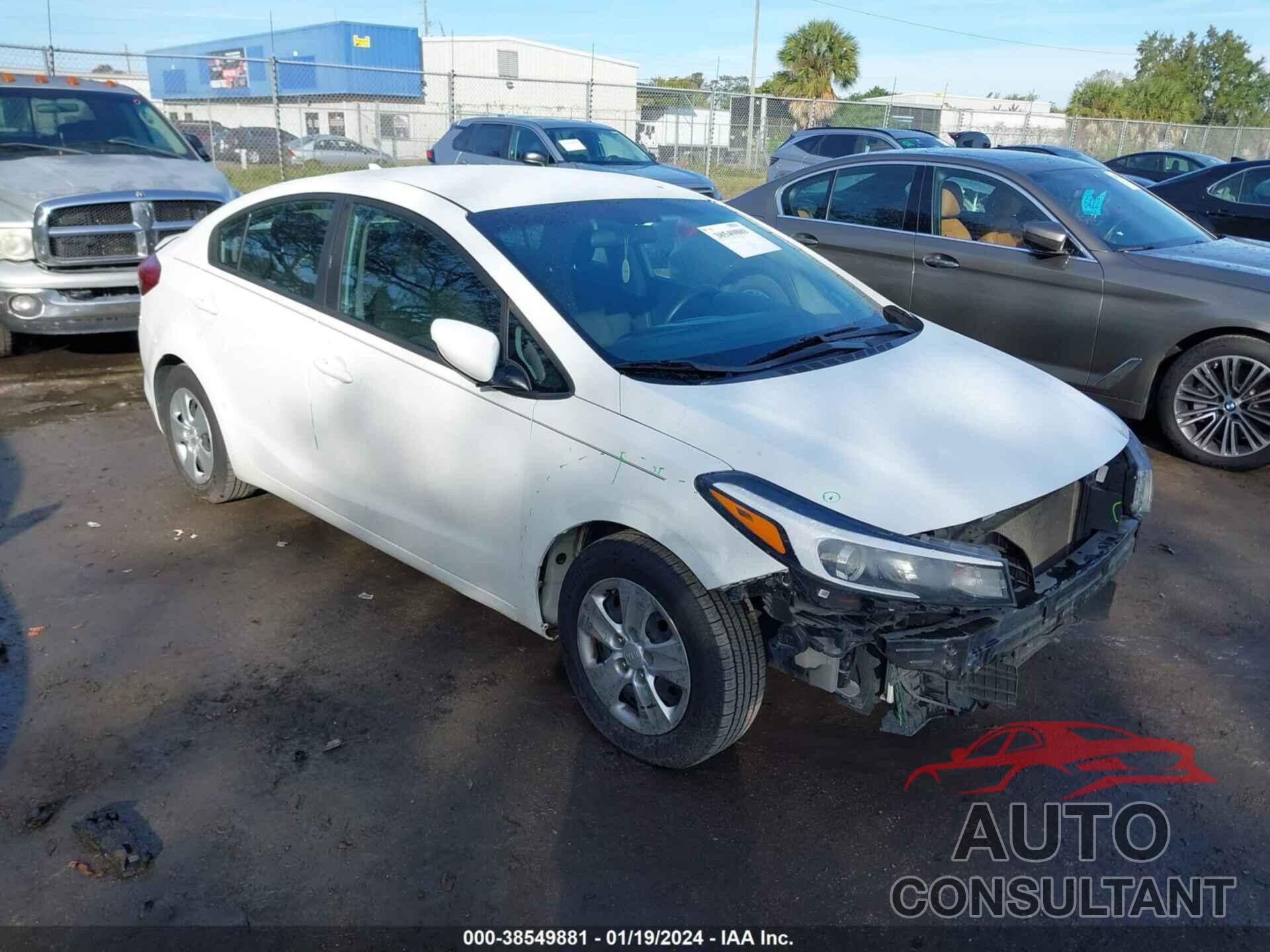 KIA FORTE 2017 - 3KPFK4A79HE025330