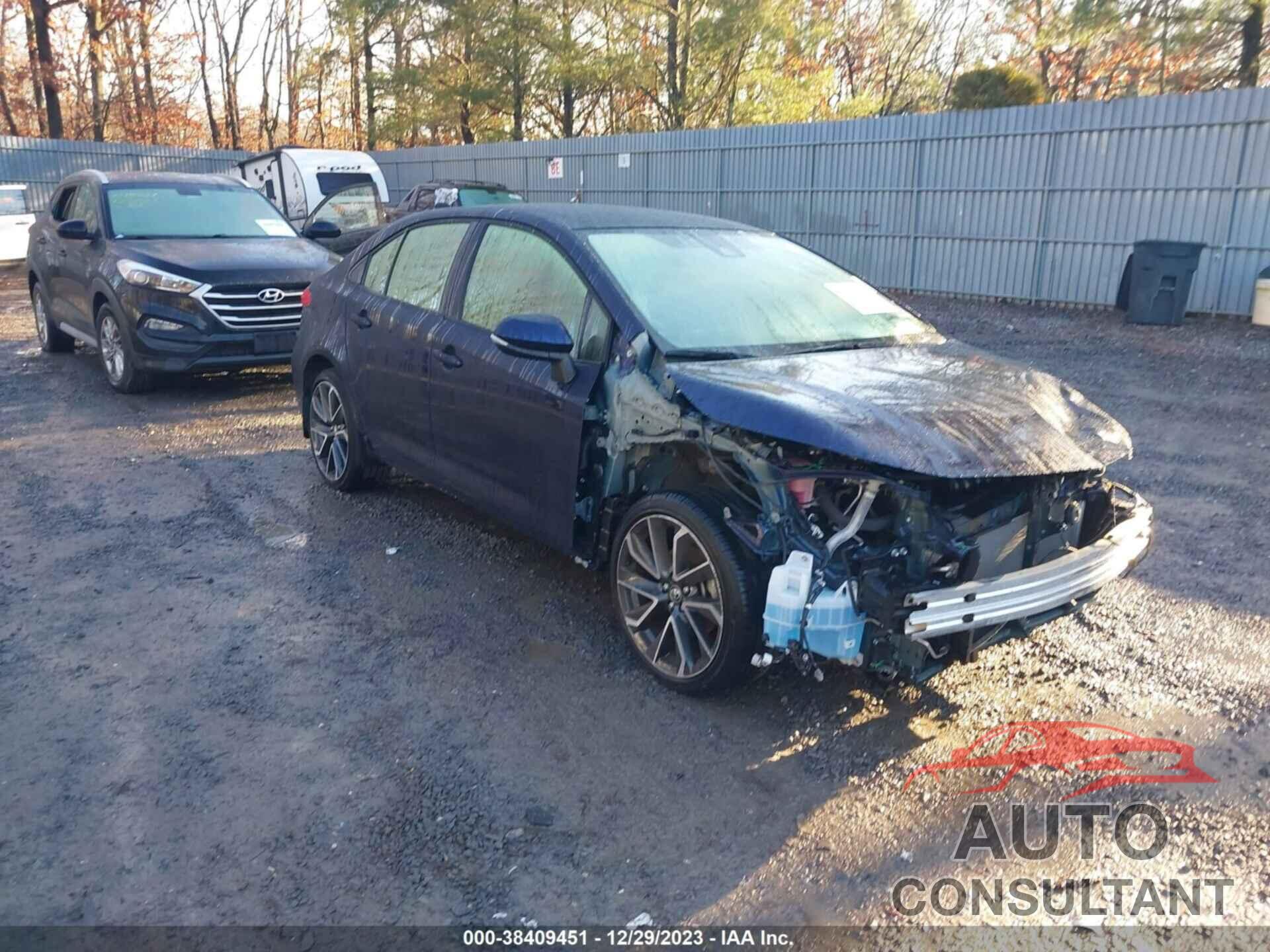 TOYOTA COROLLA 2021 - JTDS4MCE4MJ072394