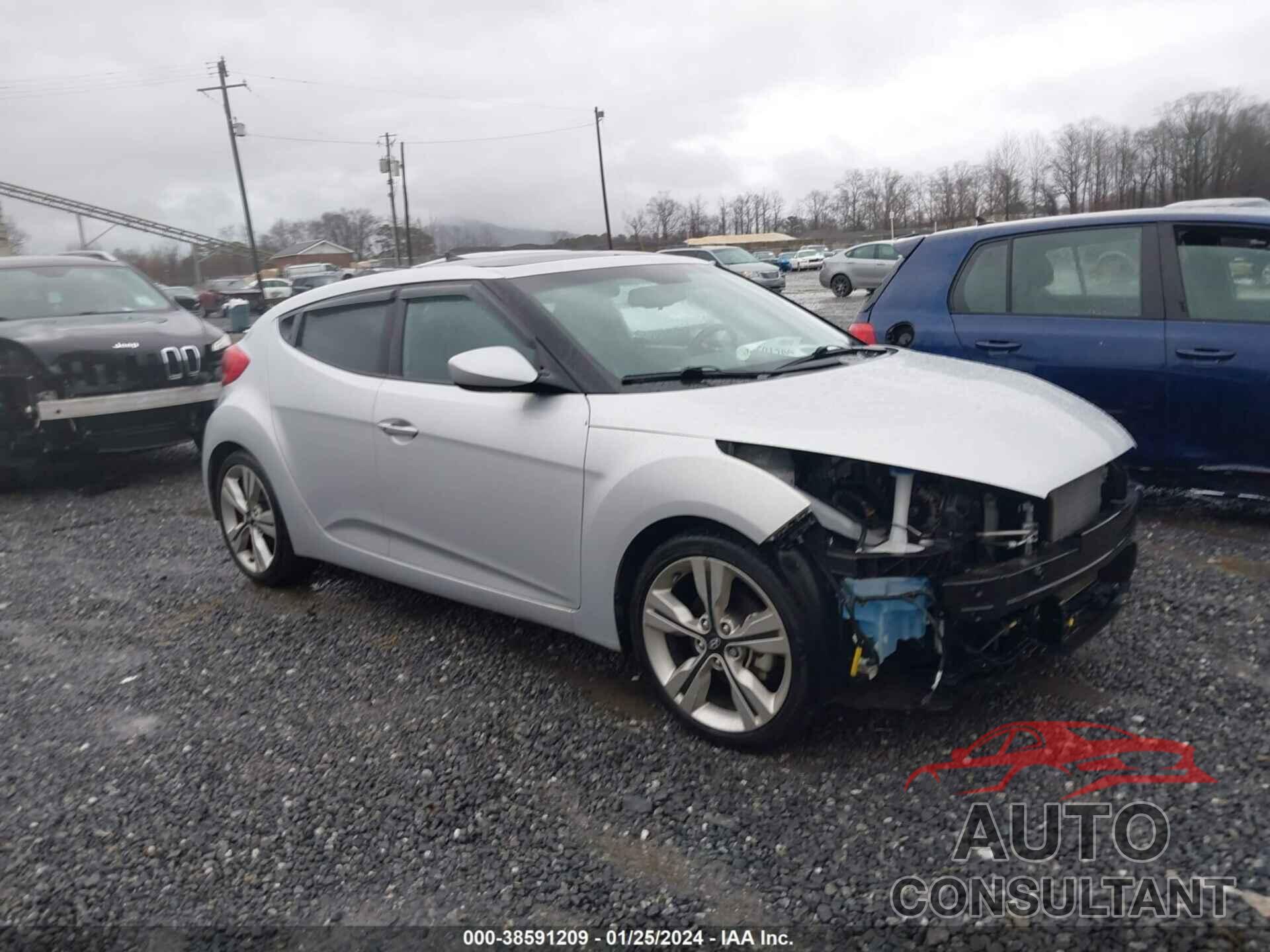 HYUNDAI VELOSTER 2017 - KMHTC6AD6HU321727