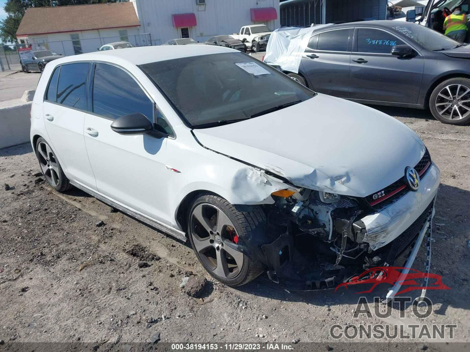 VOLKSWAGEN GOLF GTI 2016 - 3VW5T7AU5GM048475