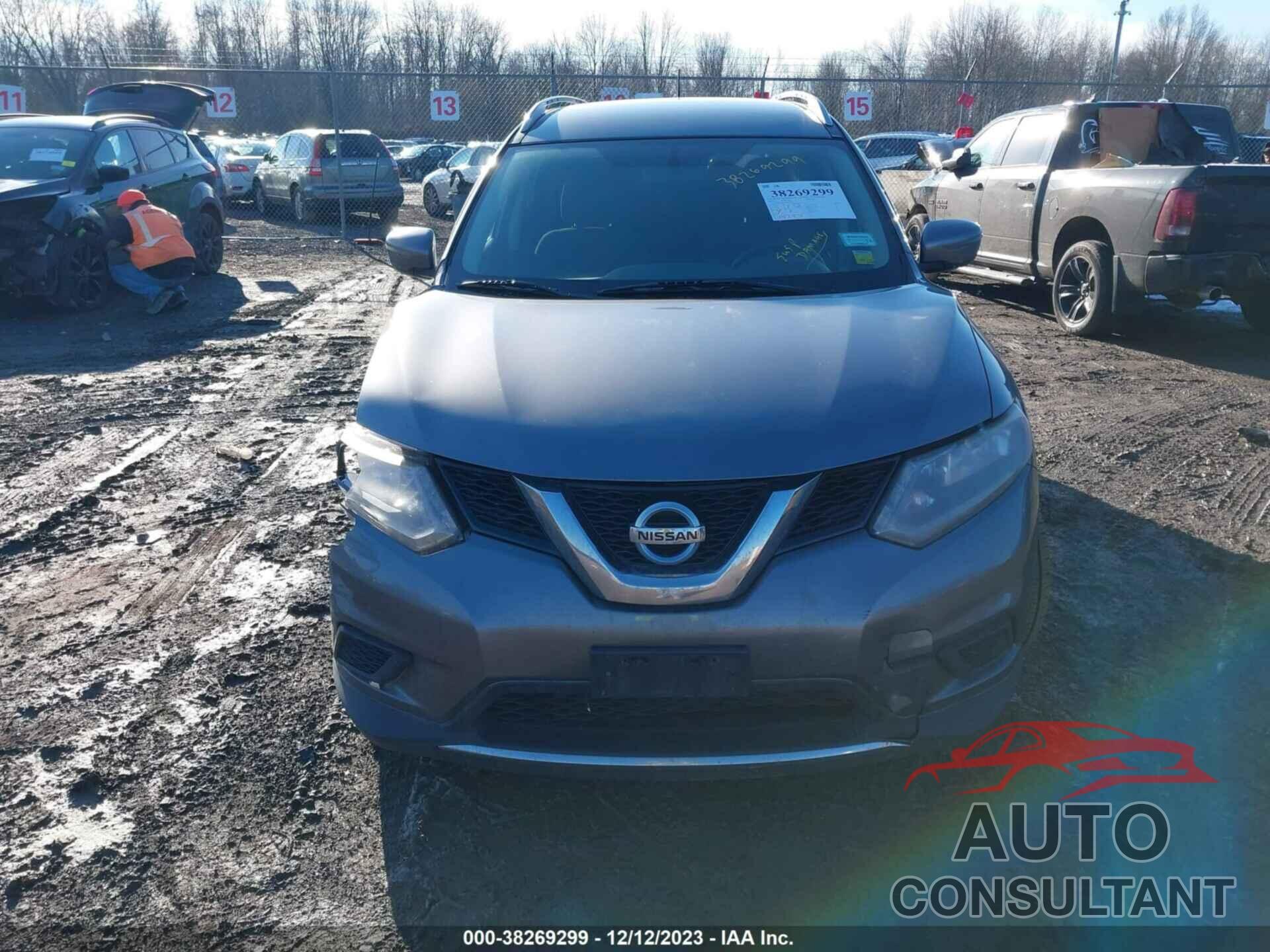 NISSAN ROGUE 2016 - KNMAT2MV3GP614491