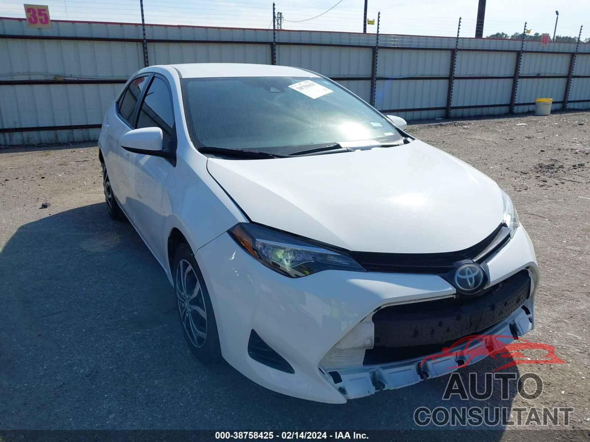 TOYOTA COROLLA 2017 - 5YFBURHE1HP594567