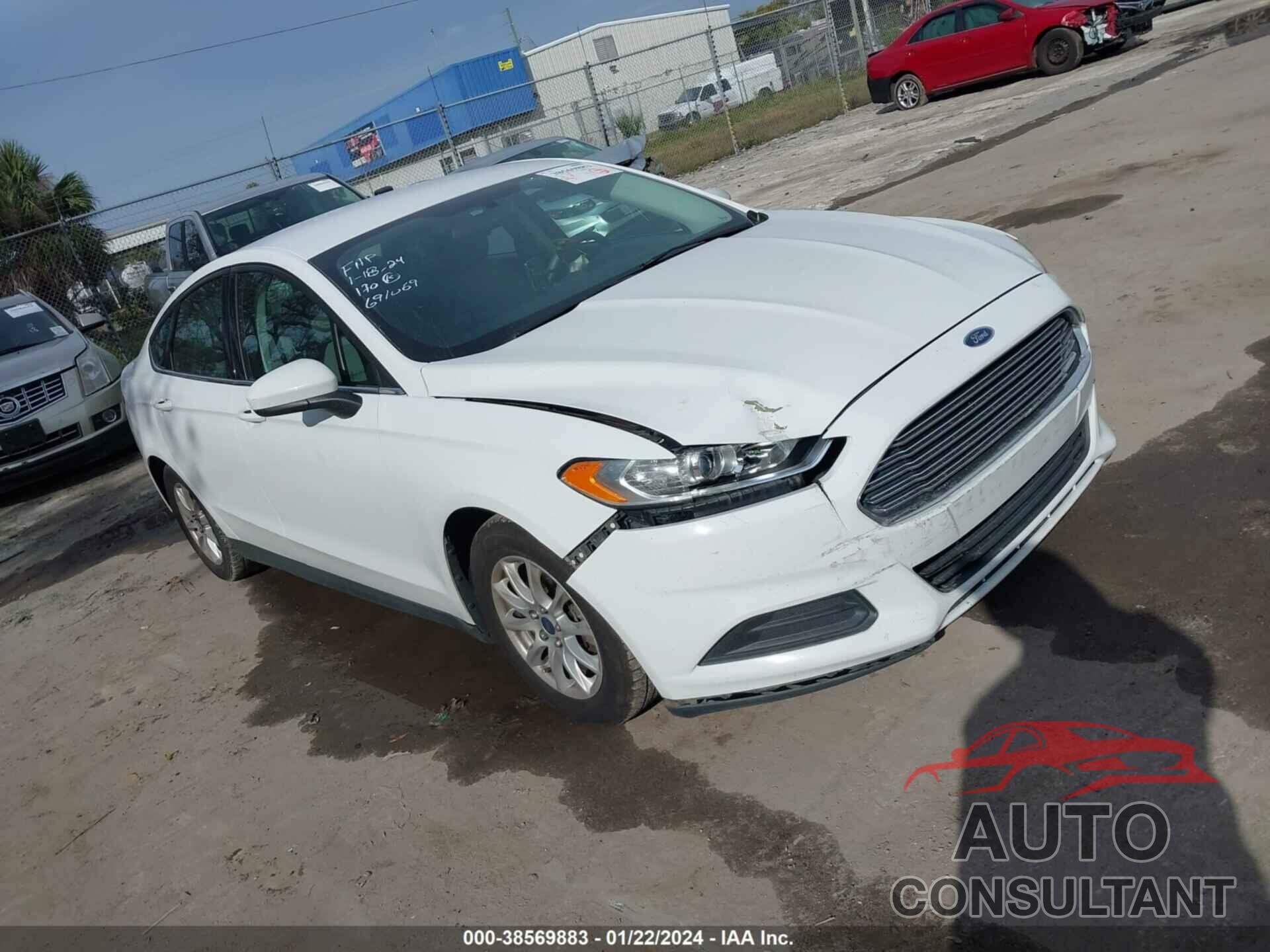 FORD FUSION 2016 - 3FA6P0G78GR169739