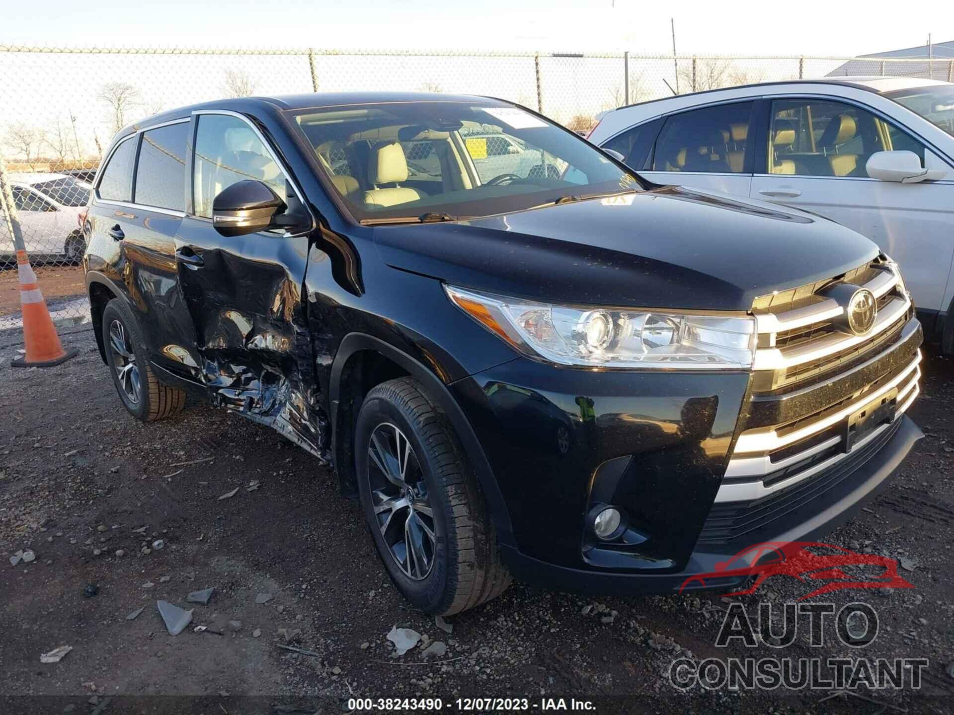 TOYOTA HIGHLANDER 2017 - 5TDBZRFH7HS453802