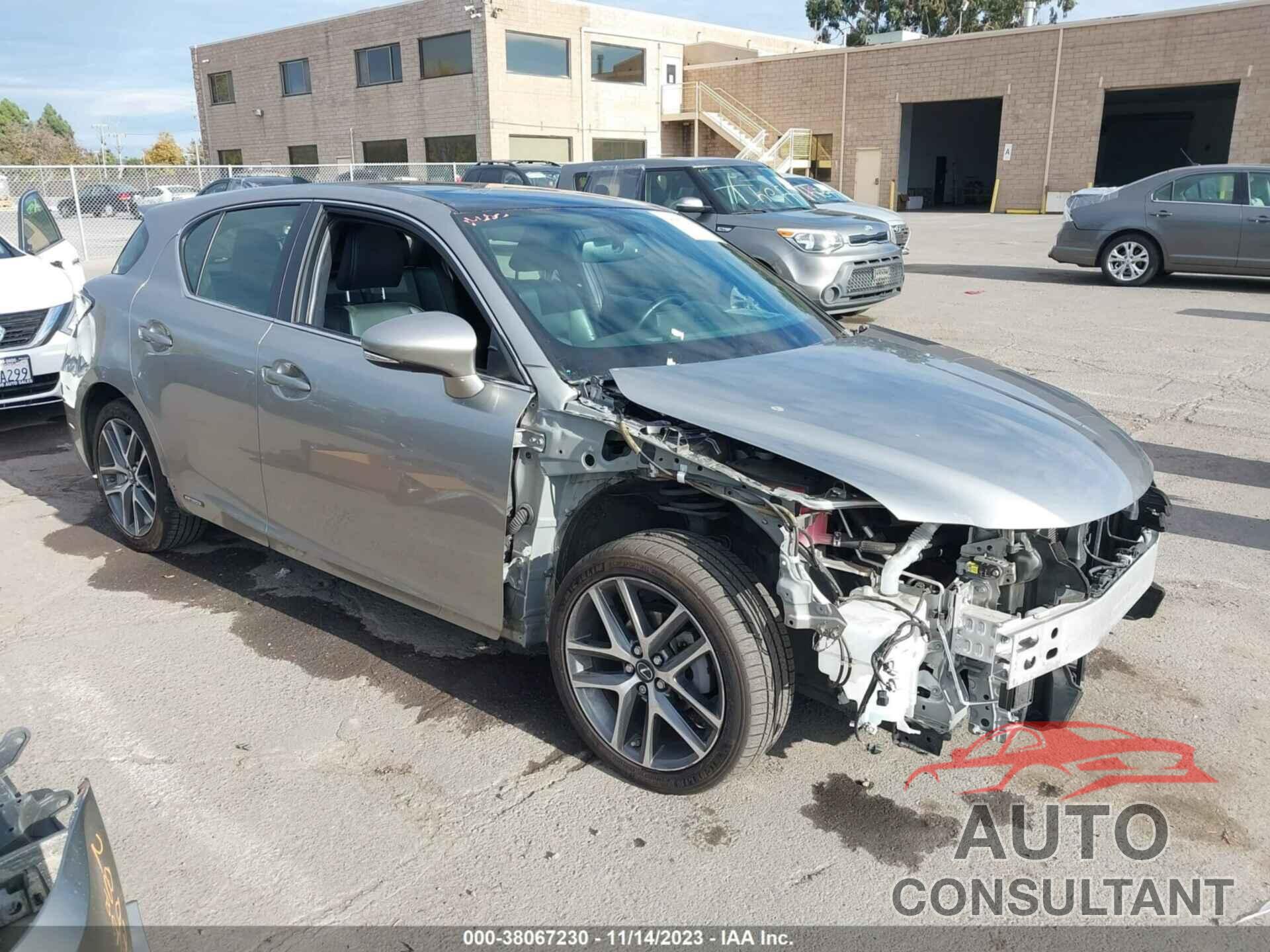 LEXUS CT 200H 2017 - JTHKD5BH1H2298697