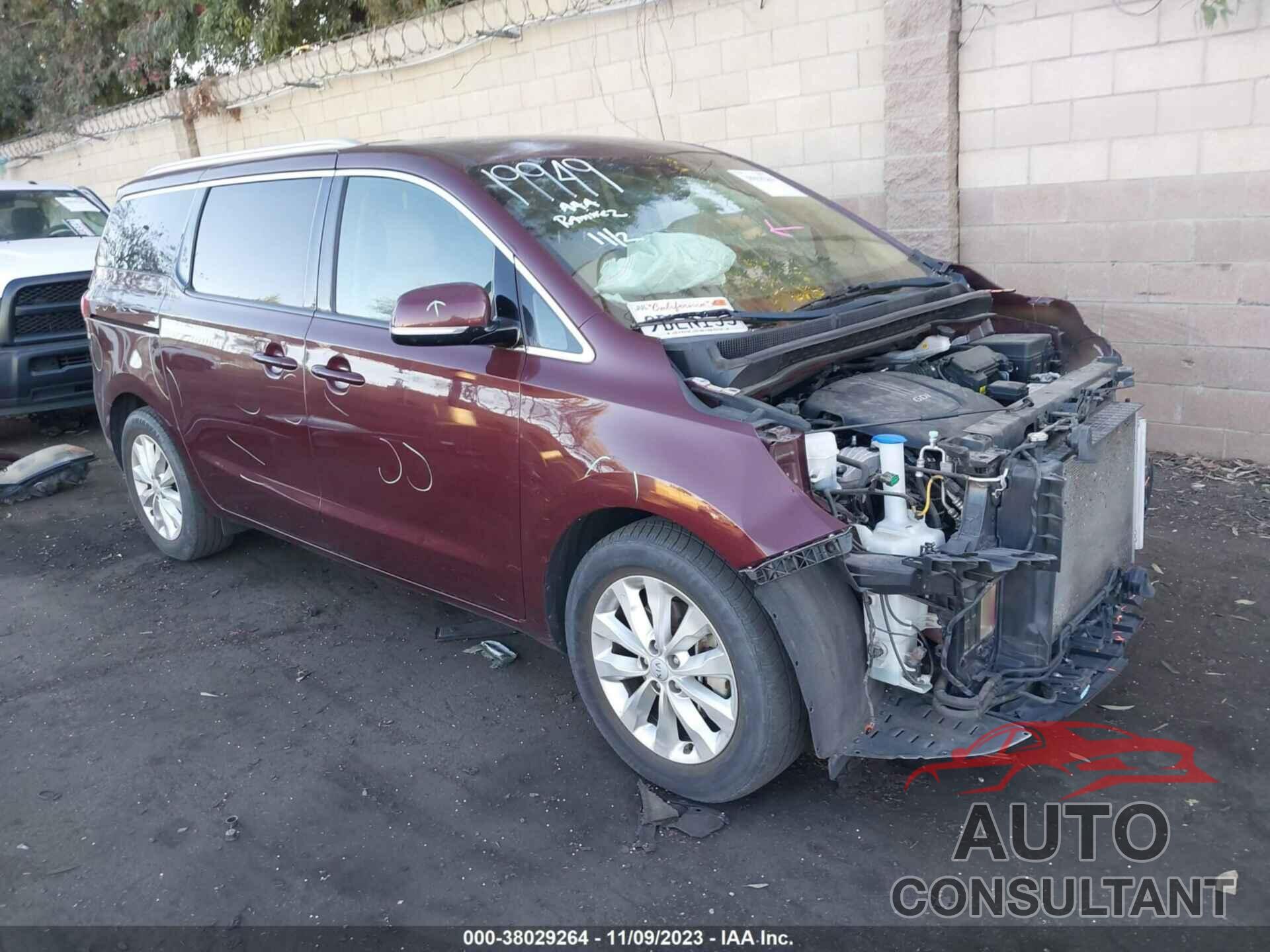 KIA SEDONA 2017 - KNDMC5C17H6273715