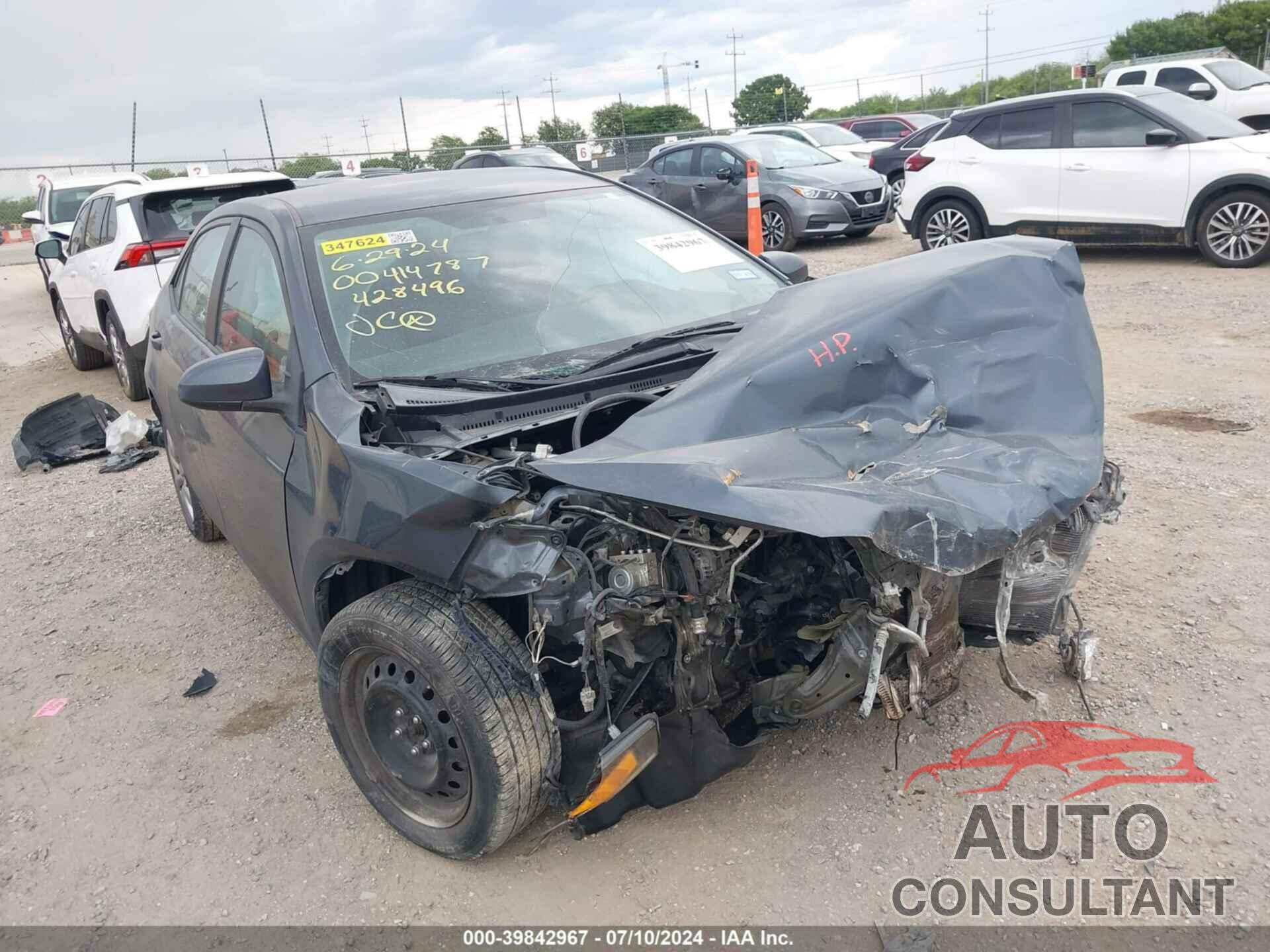 TOYOTA COROLLA 2016 - 5YFBURHEXGP428496