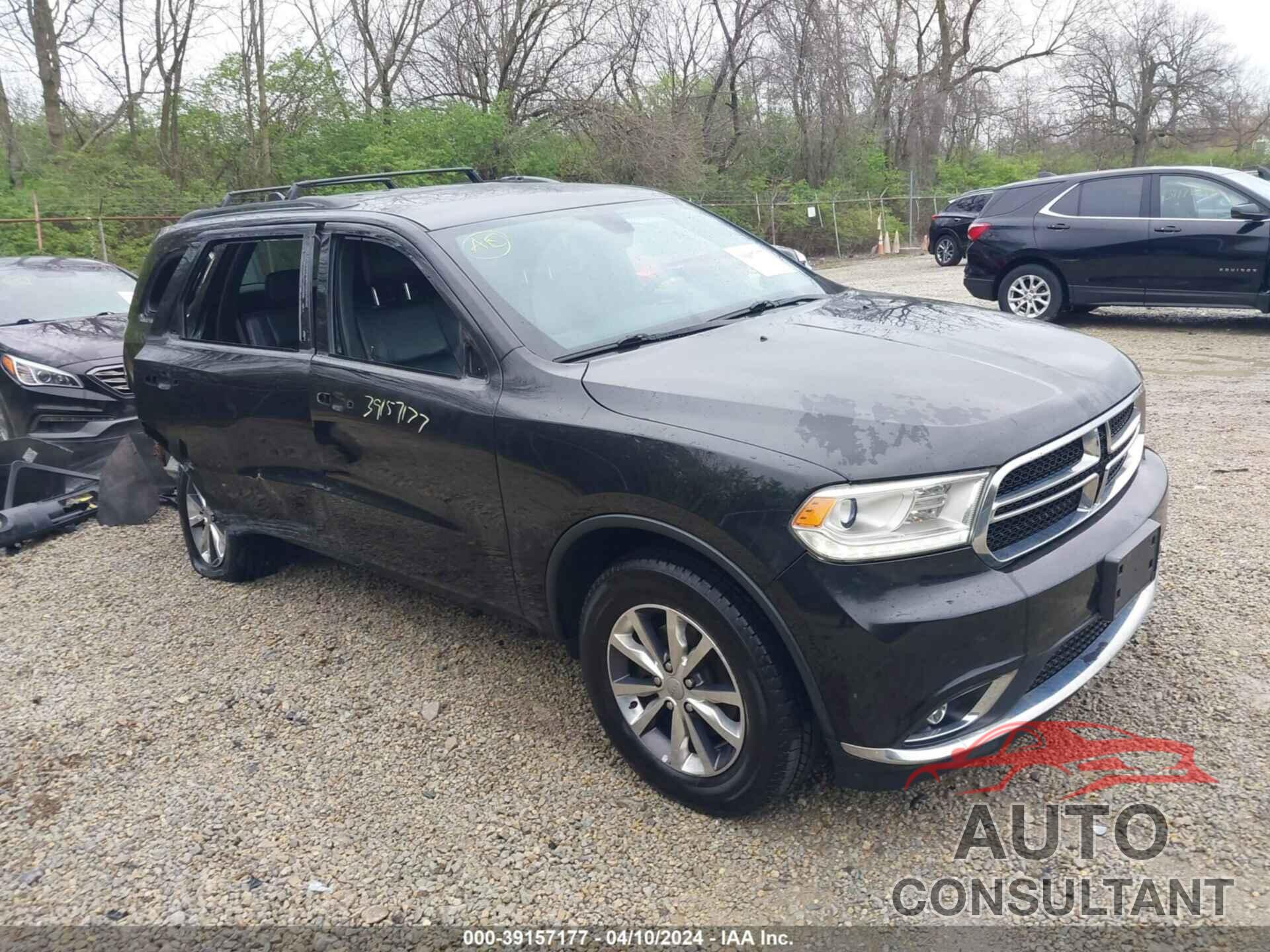 DODGE DURANGO 2016 - 1C4RDJDG1GC322969