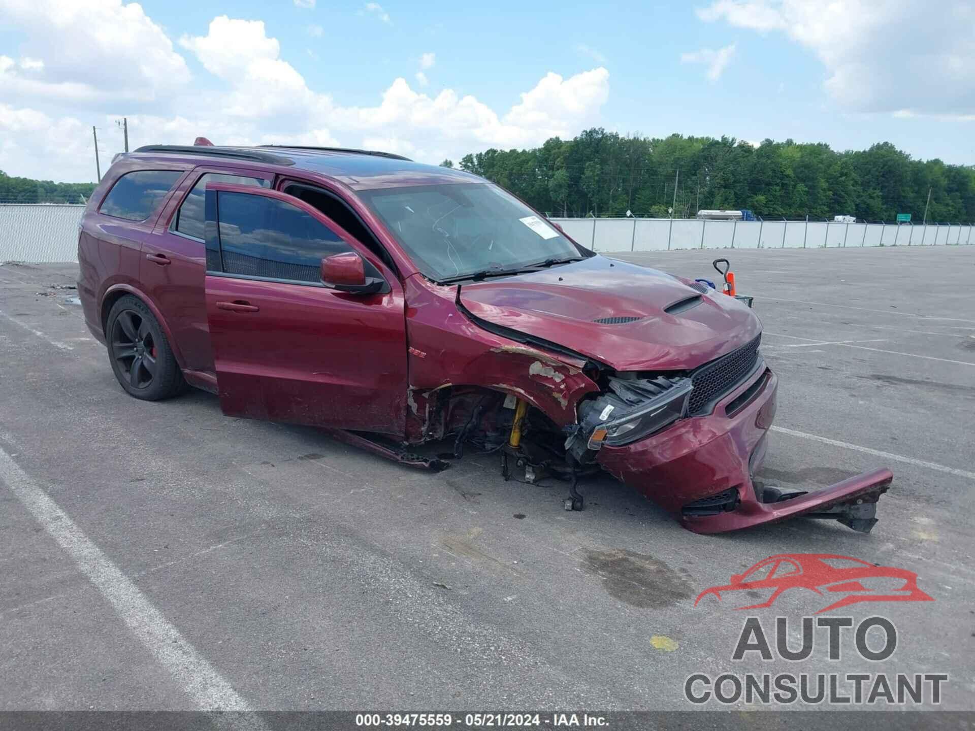 DODGE DURANGO 2018 - 1C4SDJGJ5JC172798