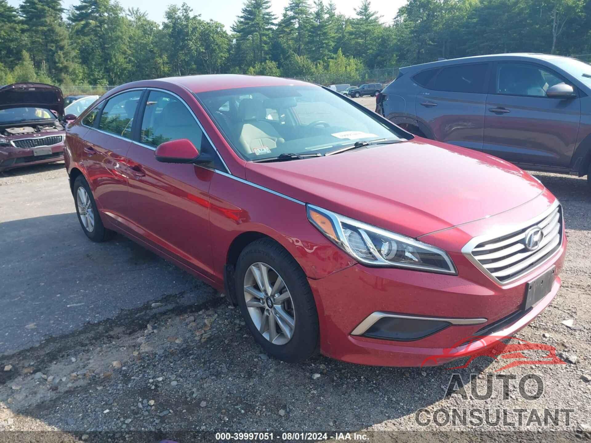 HYUNDAI SONATA 2016 - 5NPE24AF7GH290440