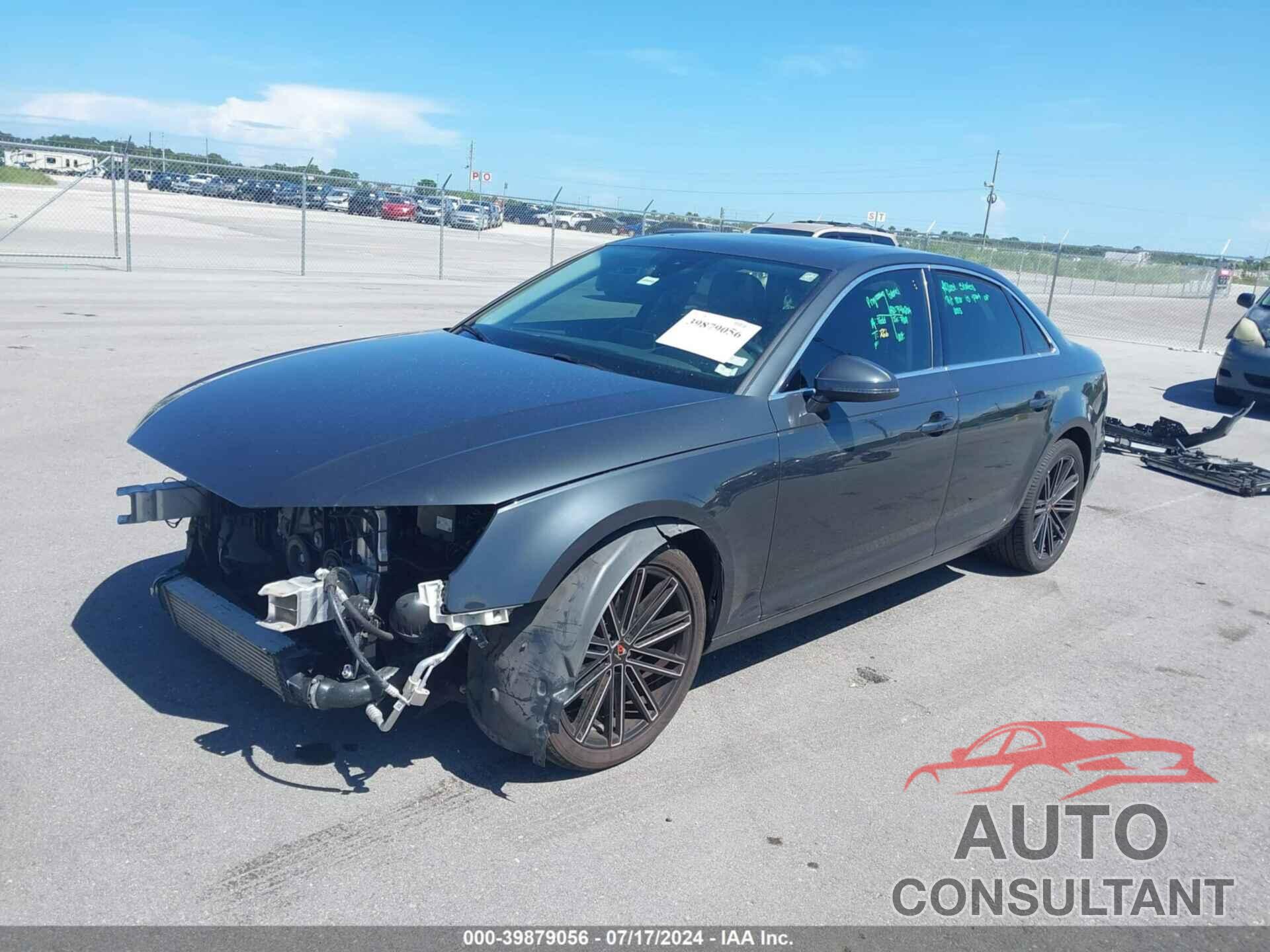 AUDI A4 2019 - WAUGMAF48KA054563