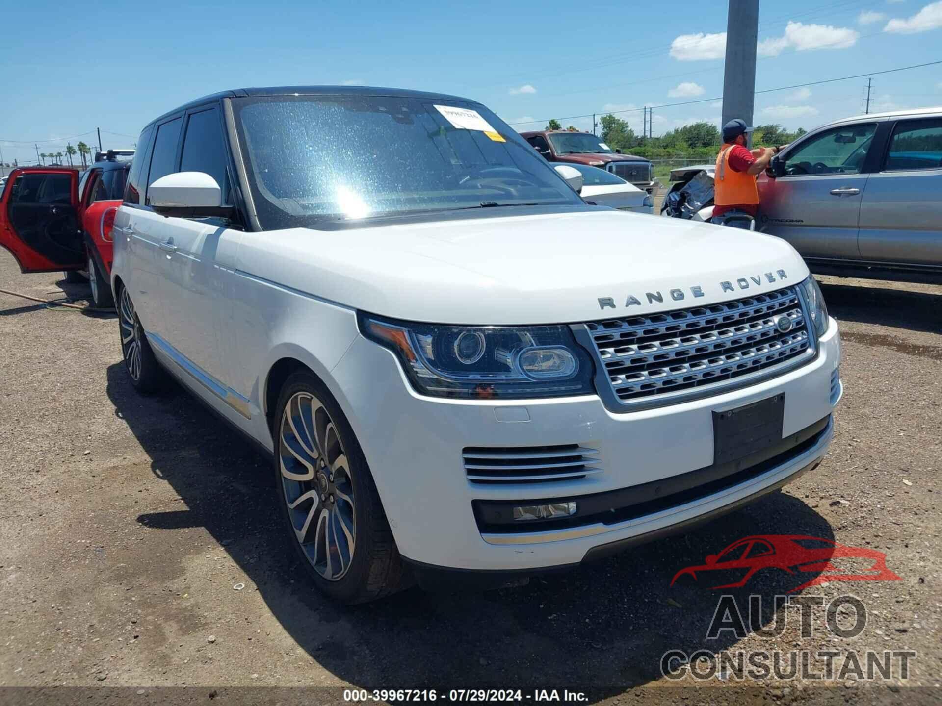 LAND ROVER RANGE ROVER 2017 - SALGV2FEXHA320973