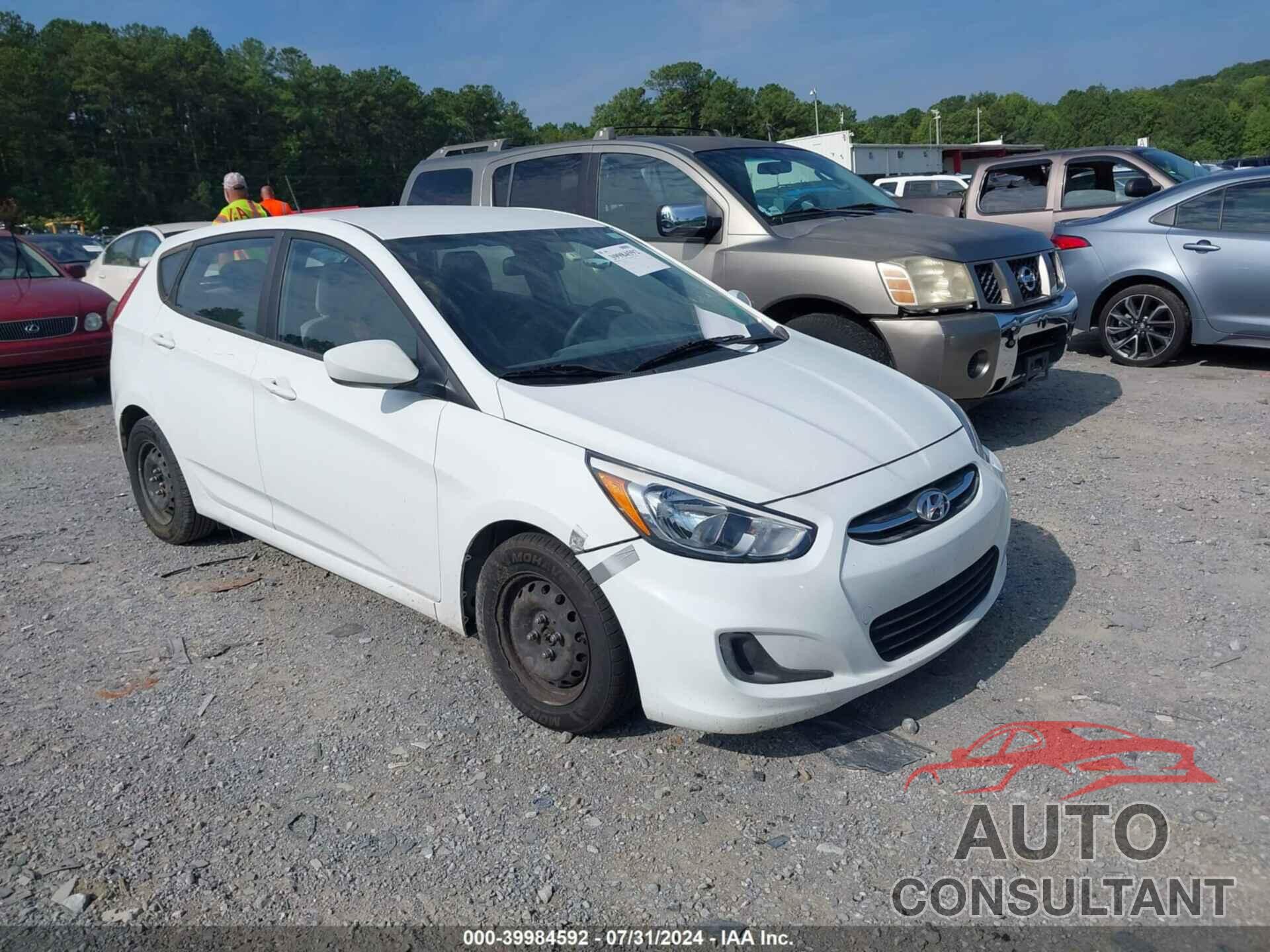 HYUNDAI ACCENT 2016 - KMHCT5AE2GU287092