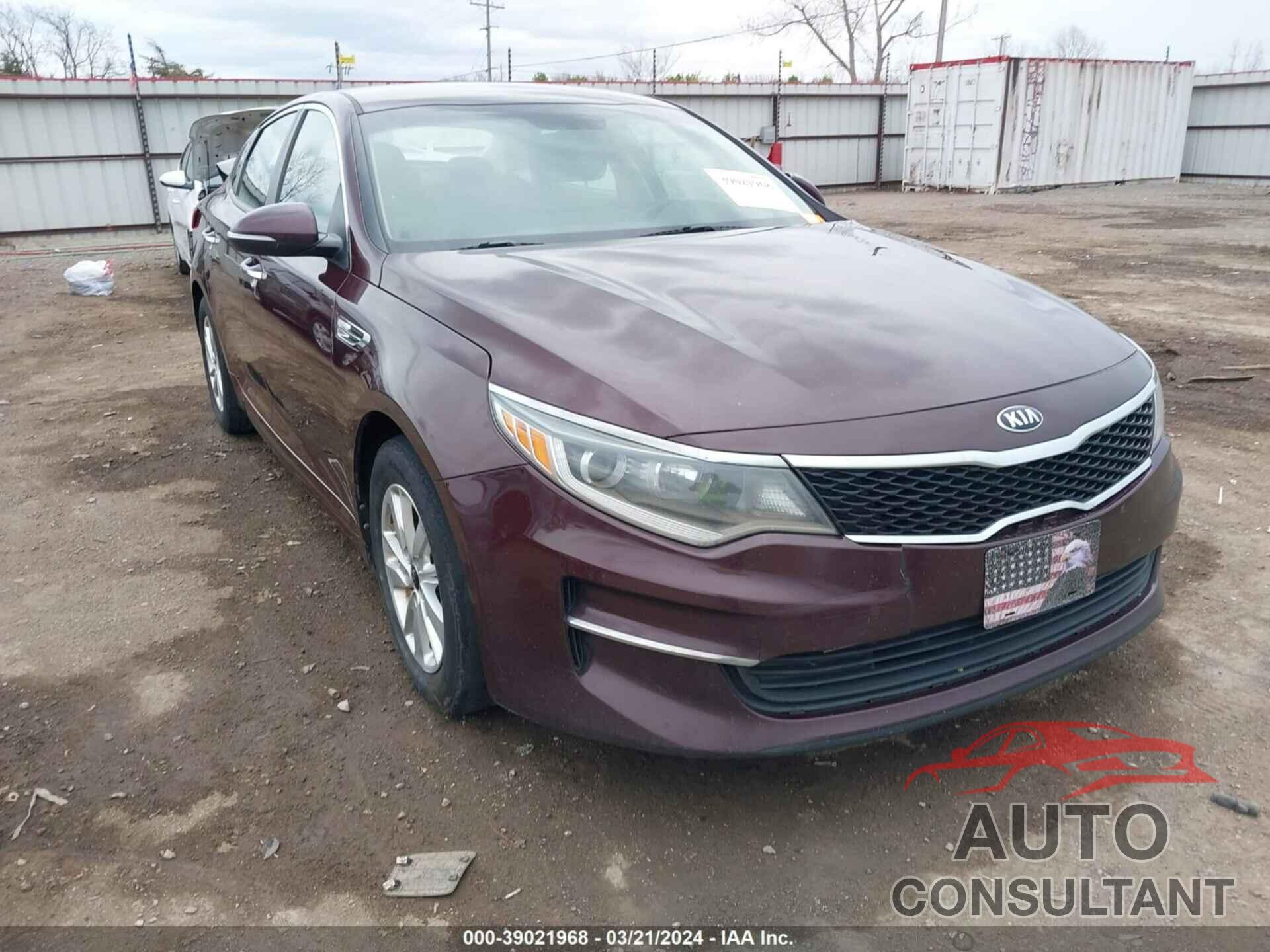 KIA OPTIMA 2017 - 5XXGT4L37HG144741