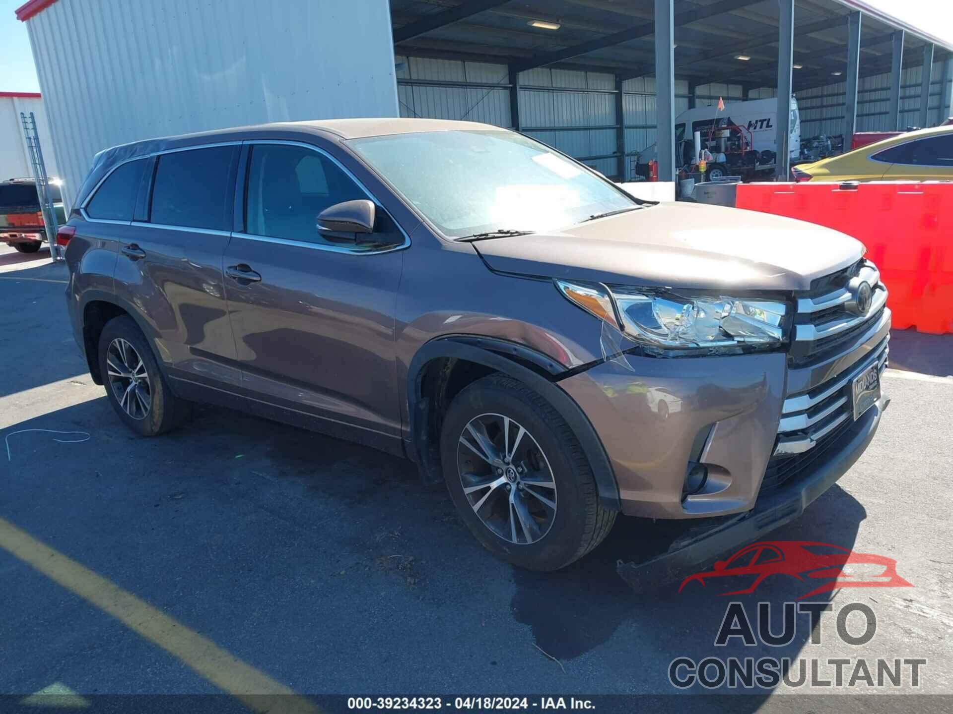 TOYOTA HIGHLANDER 2017 - 5TDBZRFH6HS408317