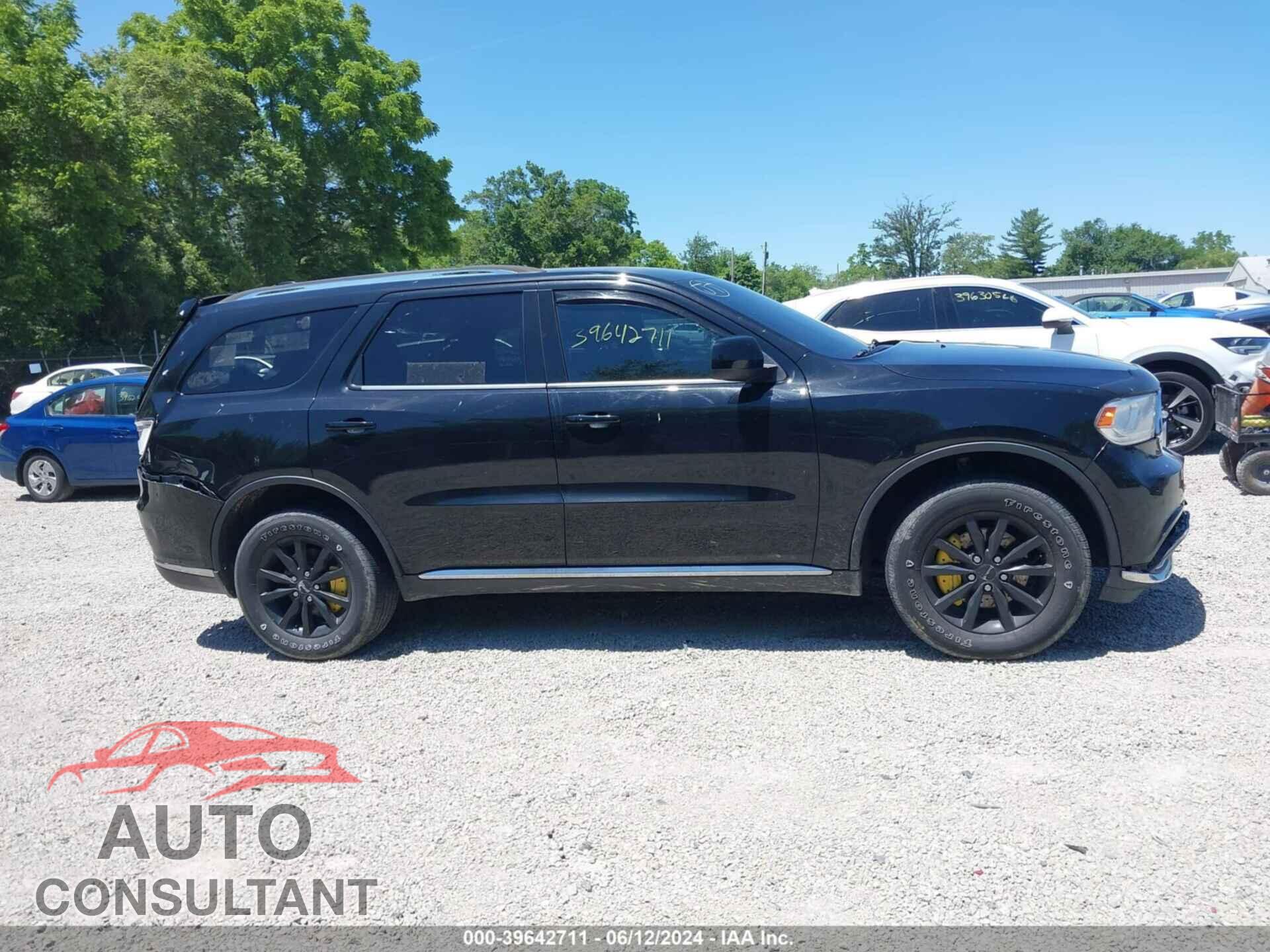 DODGE DURANGO 2017 - 1C4RDJAG8HC921583
