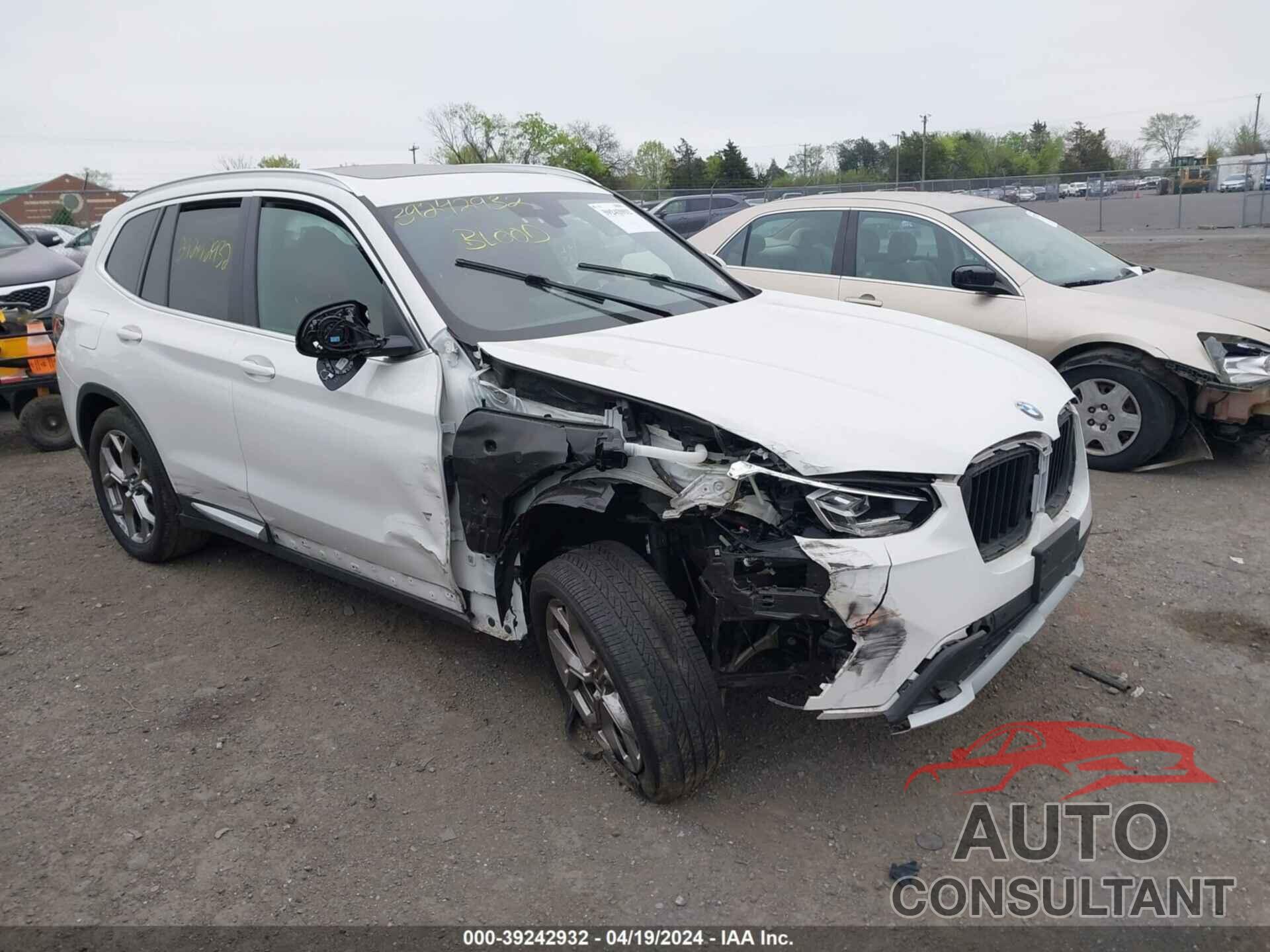 BMW X3 2022 - 5UX53DP03N9N21984