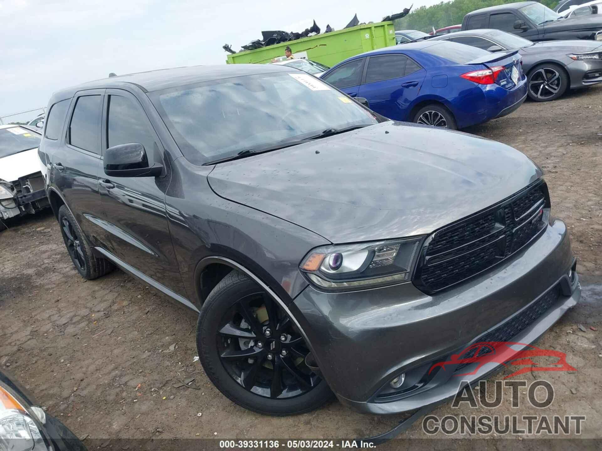 DODGE DURANGO 2019 - 1C4RDHAGXKC573575
