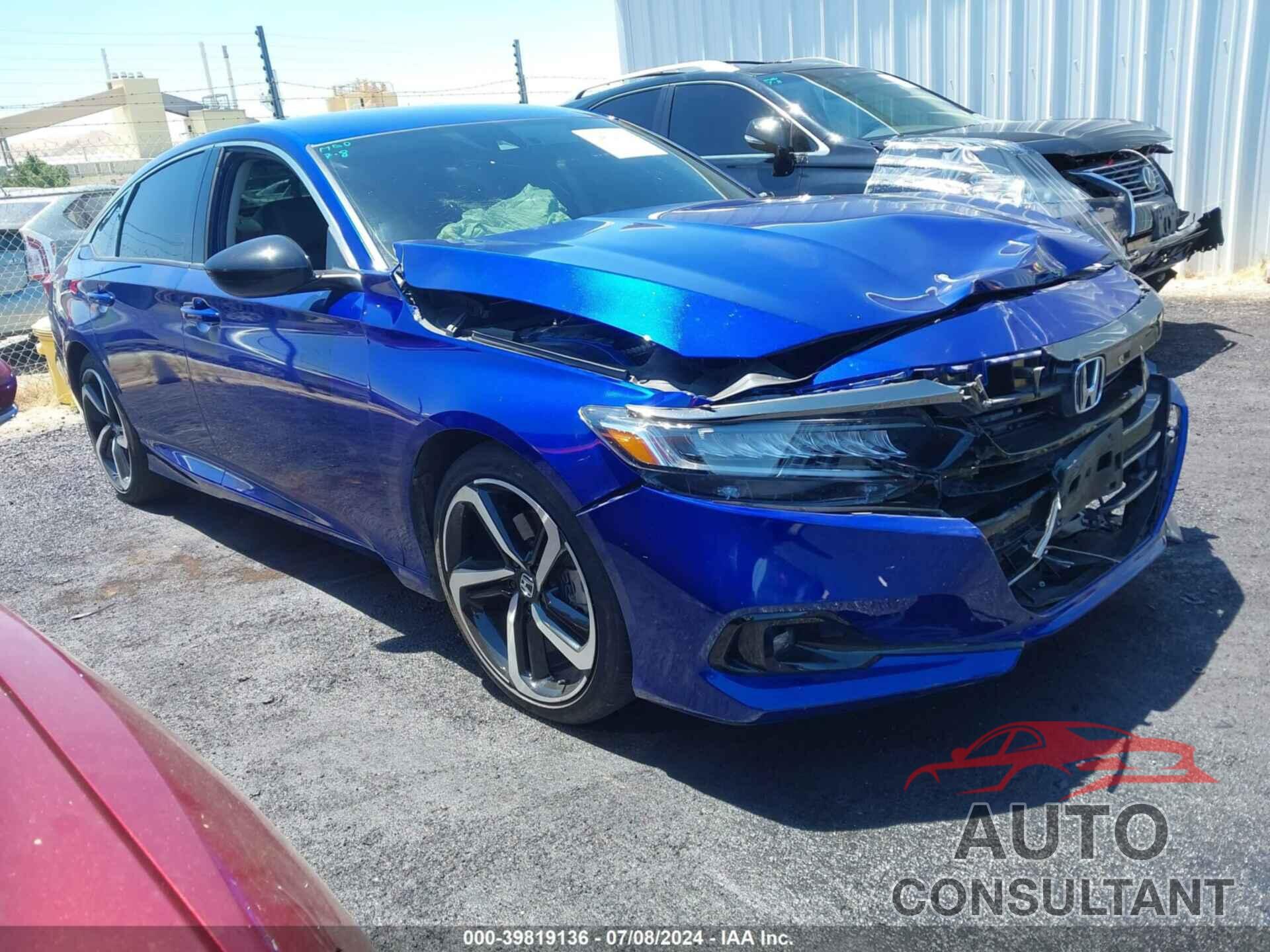 HONDA ACCORD 2022 - 1HGCV1F46NA074816