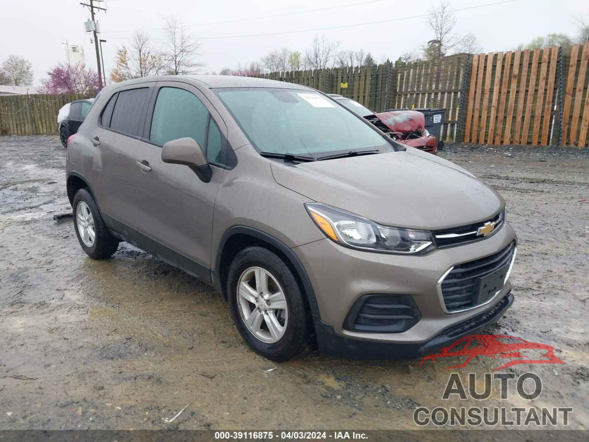 CHEVROLET TRAX 2020 - KL7CJKSB2LB334833