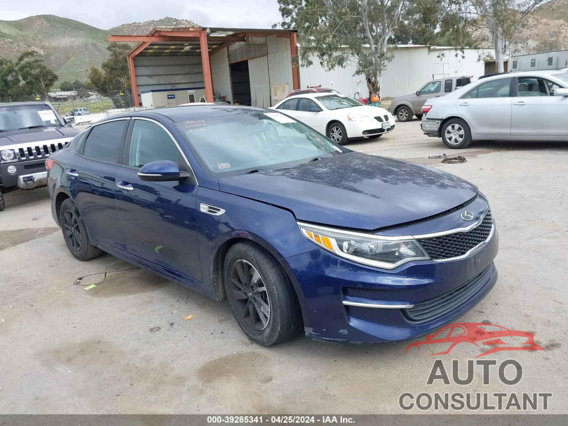 KIA OPTIMA 2018 - 5XXGT4L37JG216866