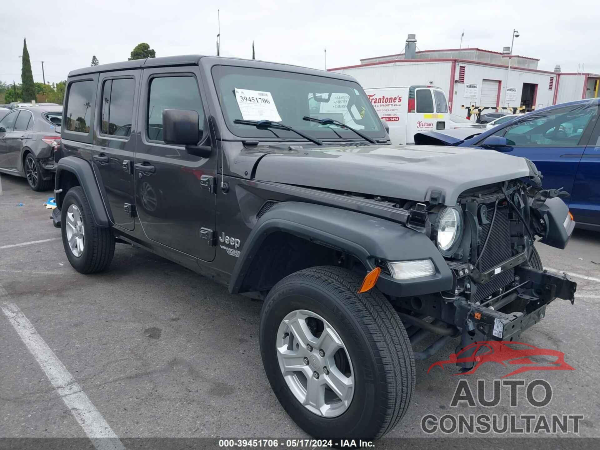 JEEP WRANGLER UNLIMITED 2019 - 1C4HJXDG0KW573285