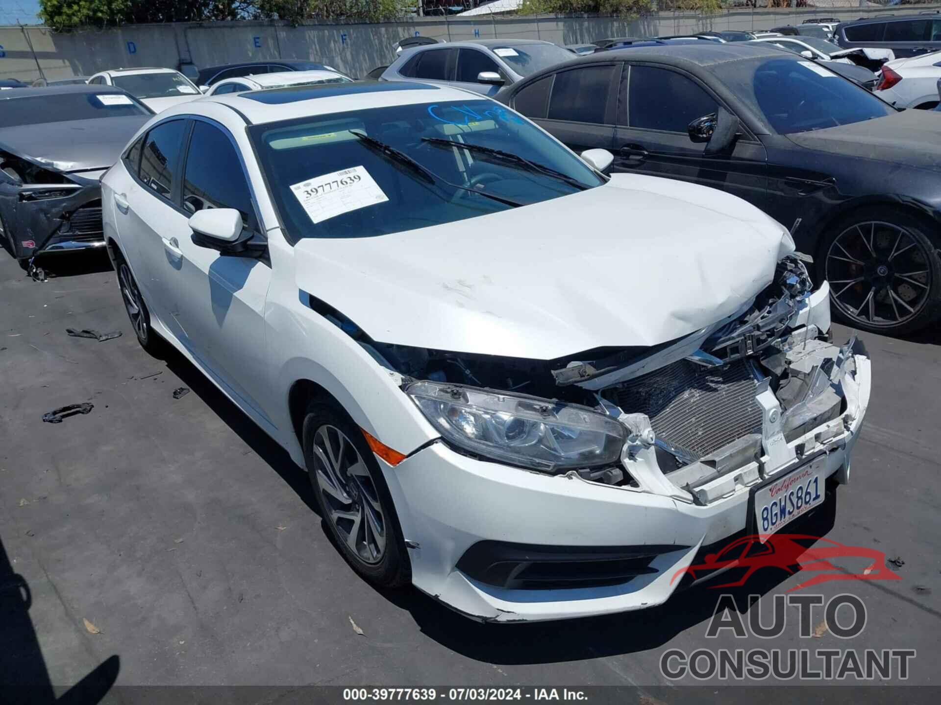 HONDA CIVIC 2016 - 2HGFC2F76GH518283