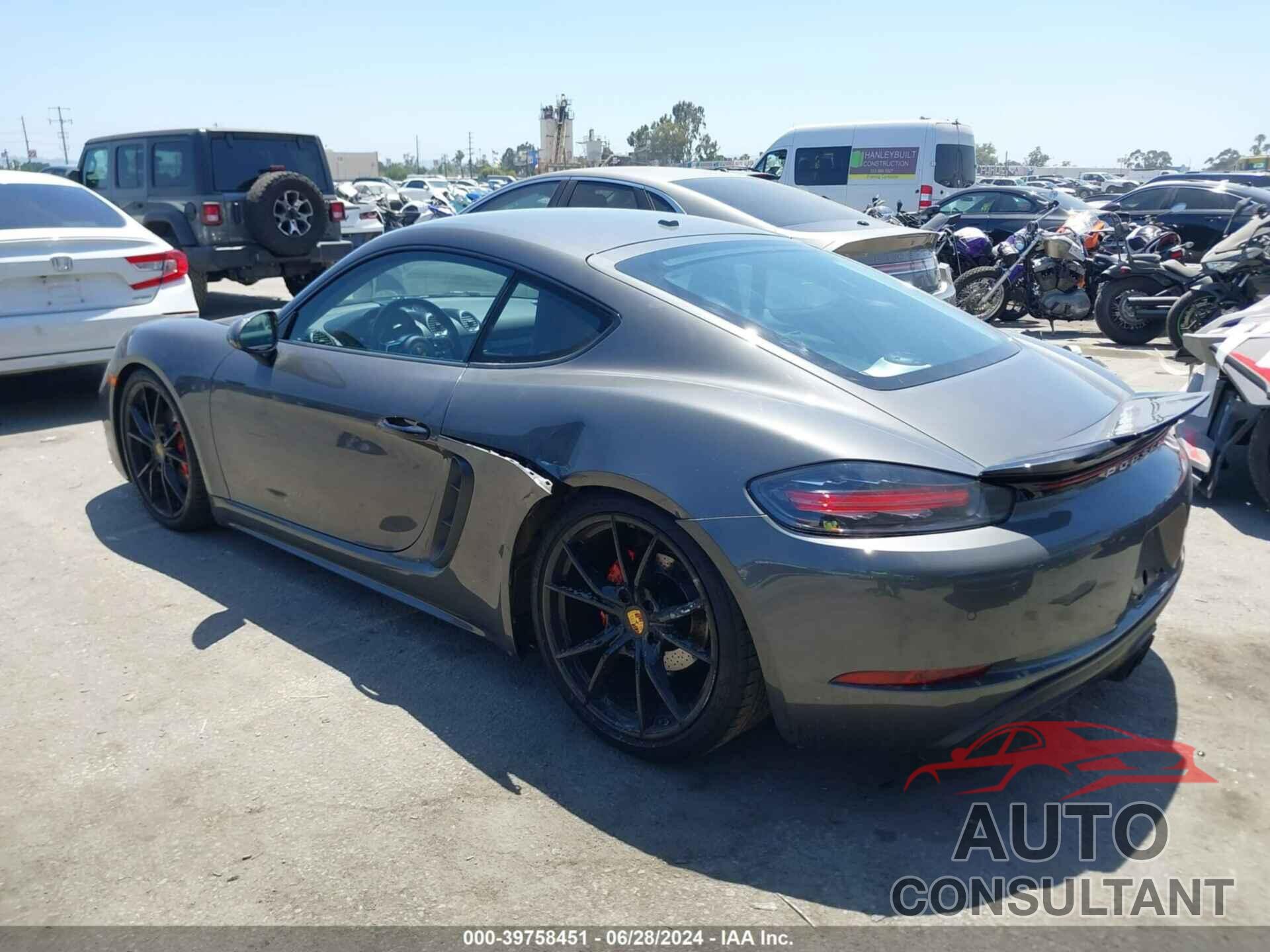 PORSCHE 718 CAYMAN 2019 - WP0AA2A8XKS260625